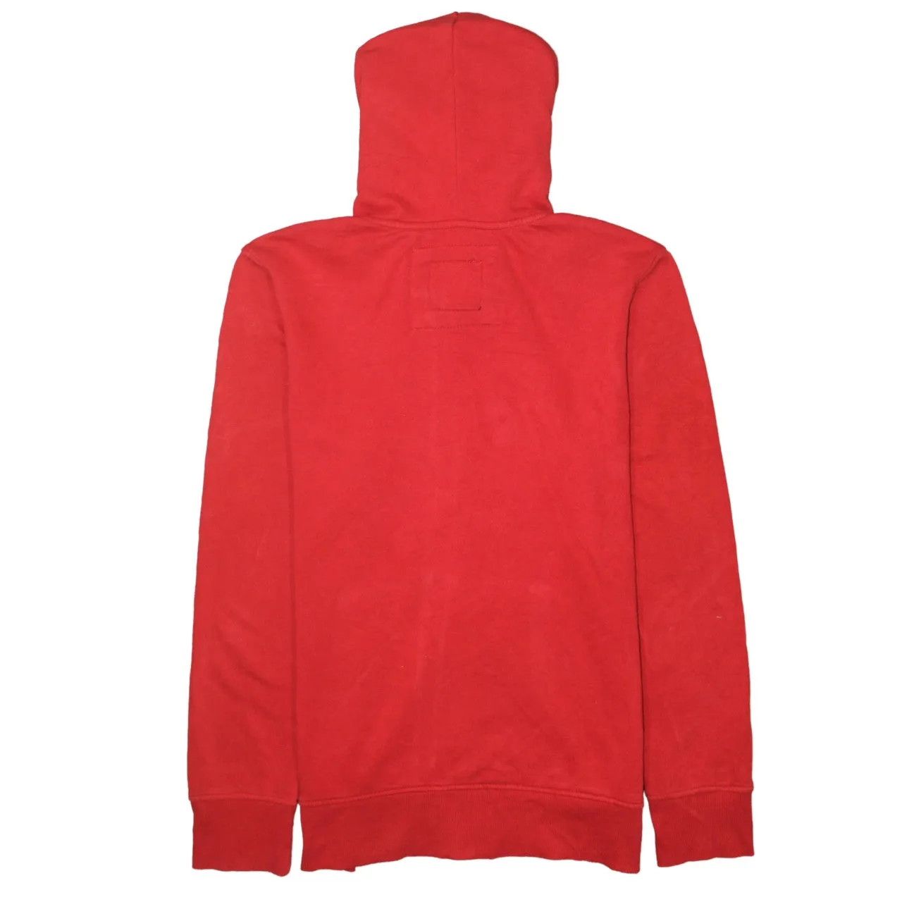 Fila Red Zip Hoodie Women's Large Printed Logo Drawstring Hood Split Pocket Sweatshirt sold by Vintage Club product image thumbnail 2