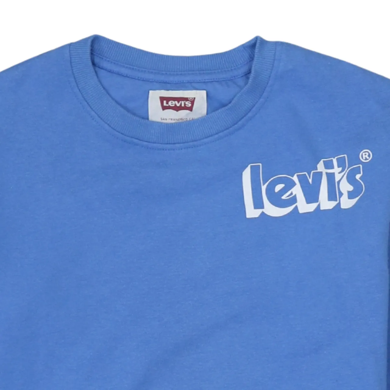 Levi's Blue Sweatshirt Men's XSmall Printed Chest Logo Ribbed Cuffs Crewneck Pullover sold by Vintage Club product image thumbnail 3