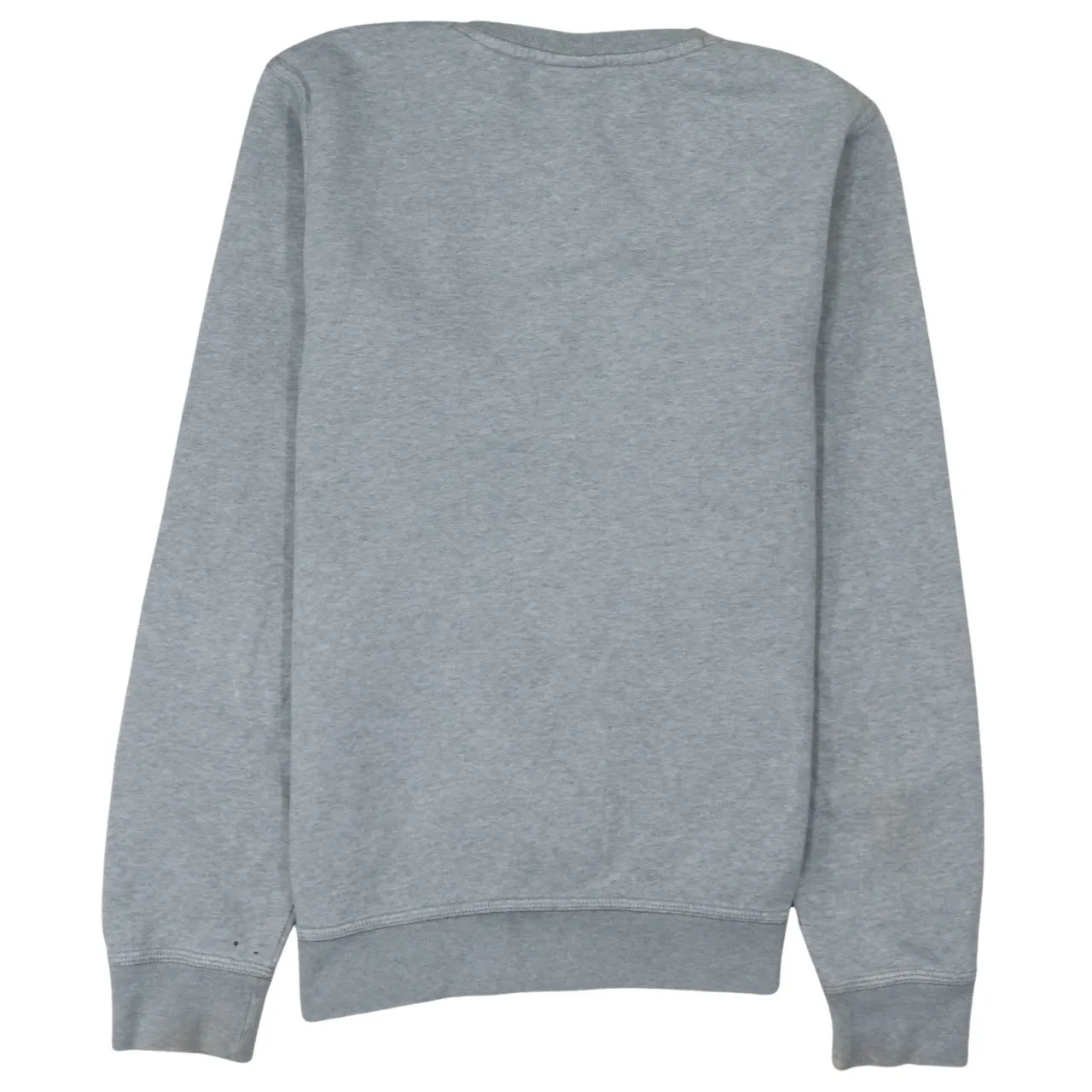 Nike Grey Sweatshirt Men's Small Embroidered Swoosh Crewneck Pullover Fleece Jumper sold by Vintage Club product image thumbnail 2