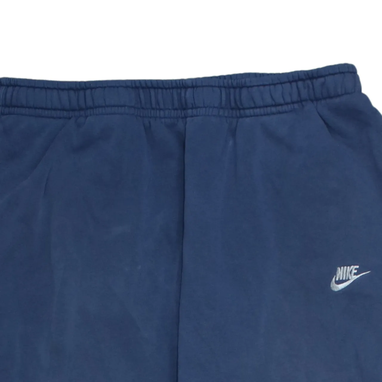 Nike Navy Blue Joggers Men's XXL Embroidered Swoosh Elastic Cuffs Fleece Sweatpants sold by Vintage Club product image thumbnail 3
