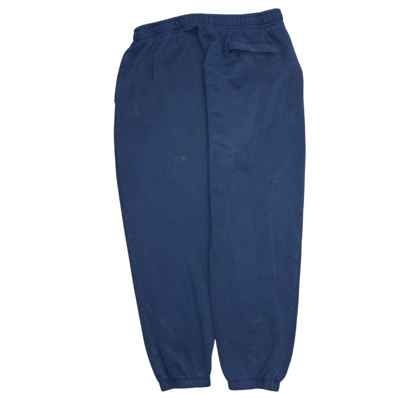 Nike Navy Blue Joggers Men's XXL Embroidered Swoosh Elastic Cuffs Fleece Sweatpants sold by Vintage Club product image thumbnail 2