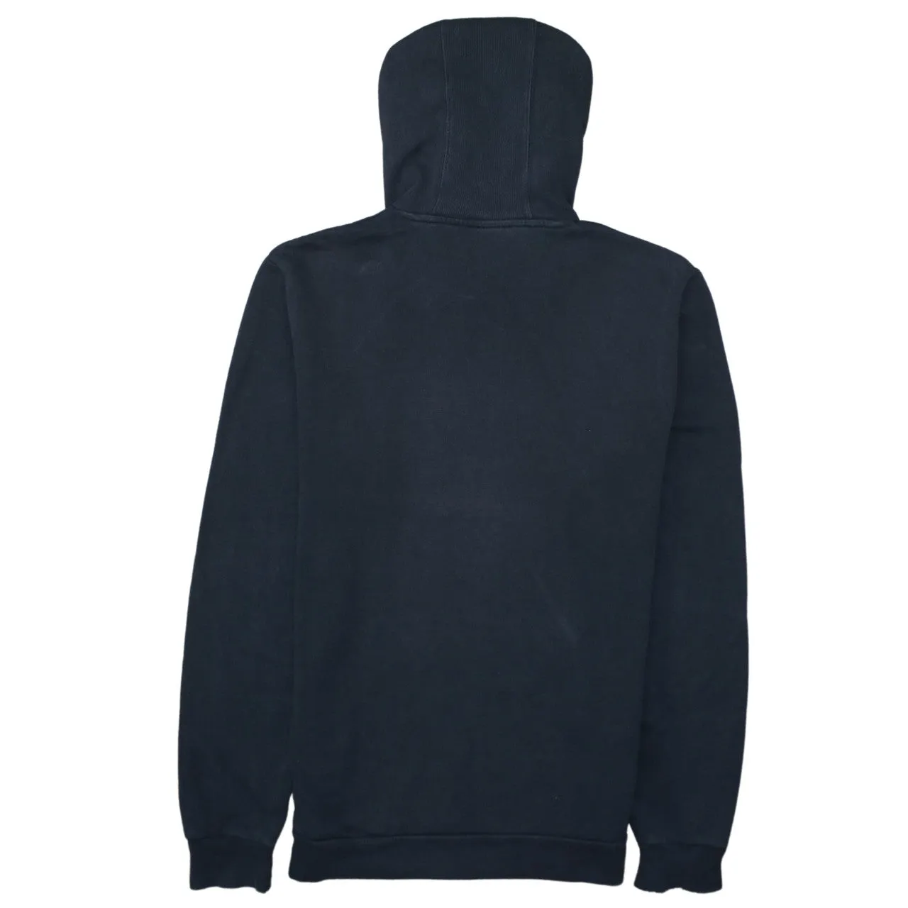 Adidas Black Hoodie Men's Small Printed Logo Front Pocket Pullover Sweatshirt sold by Vintage Club product image thumbnail 2