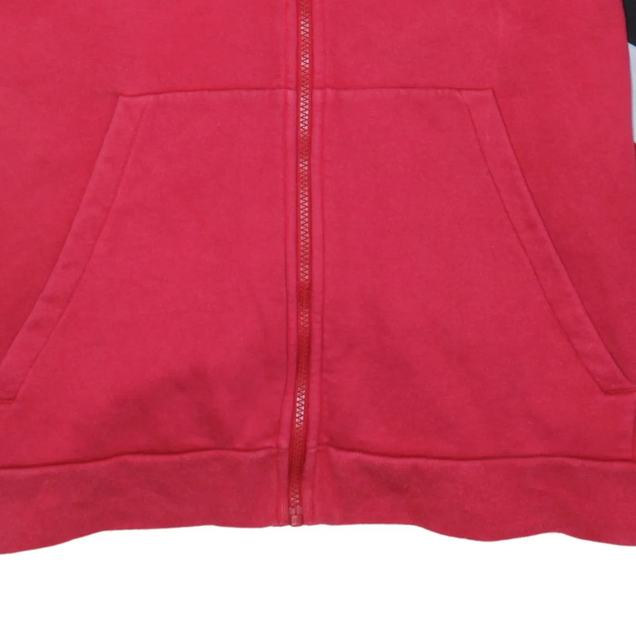 Nike Red Full Zip Hoodie Women’s Large Printed Nike Air Logo Colour Block Sweatshirt sold by Vintage Club product image thumbnail 4