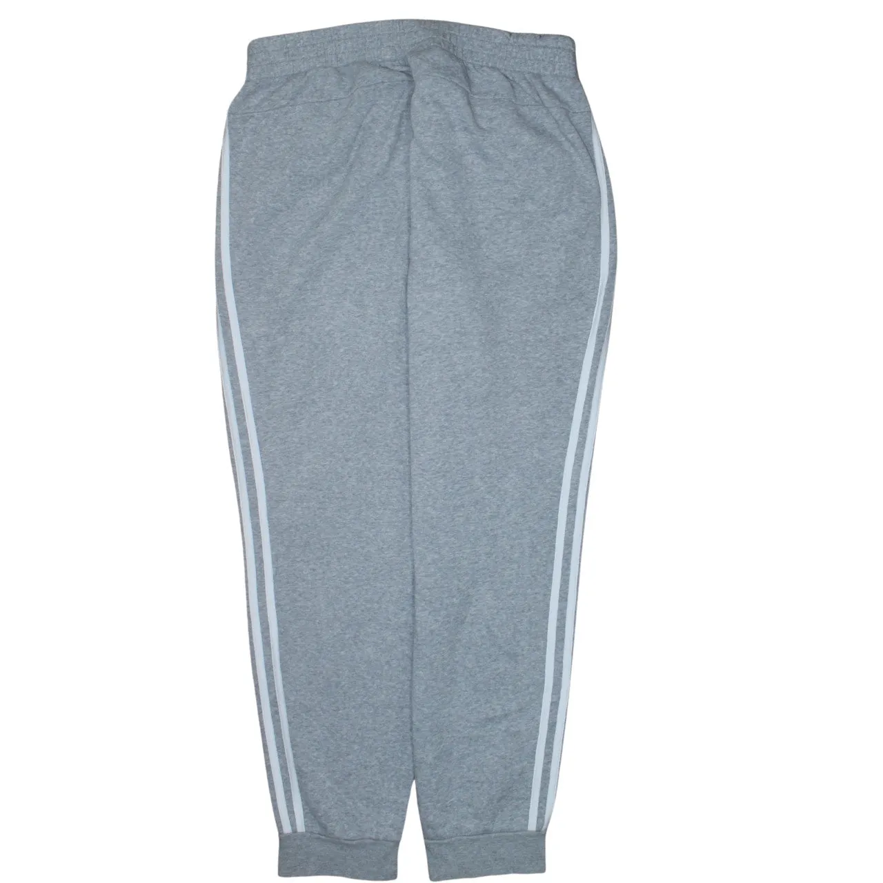 Adidas Grey Joggers Women’s XLarge Embroidered Logo Cuffed Fleece Three Stripe Sweatpants sold by Vintage Club product image thumbnail 2