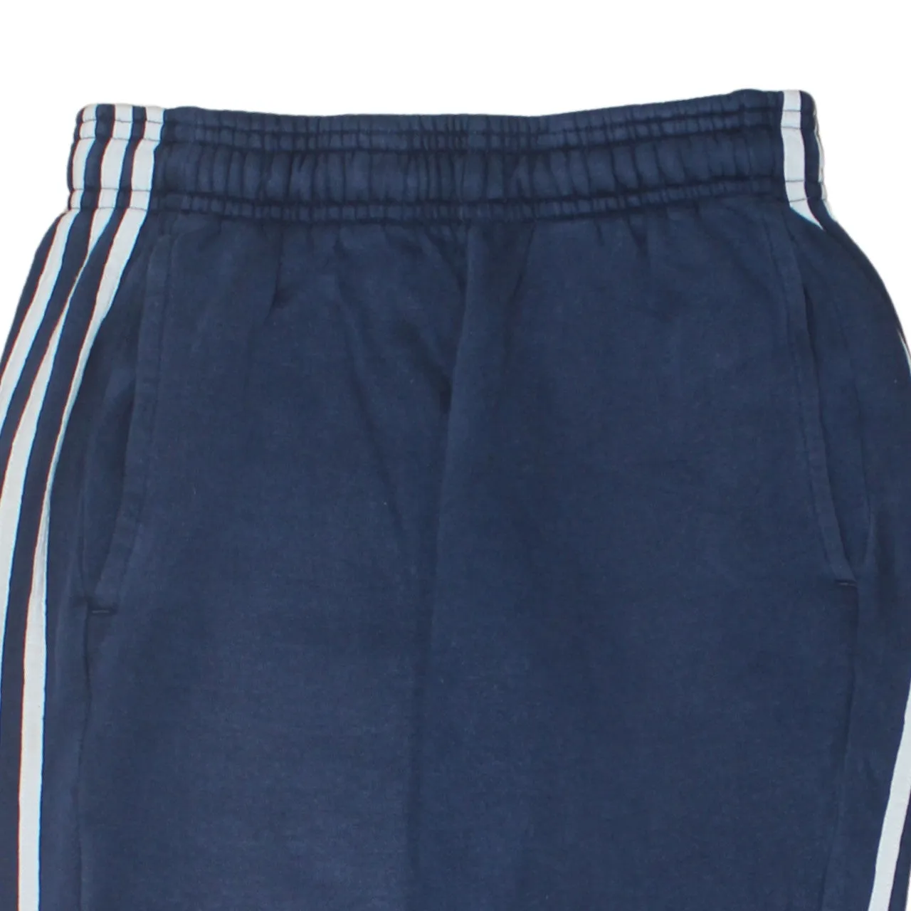 Adidas Navy Blue Joggers Men's Small Three Stripe Legs Embroidered Logo Sweatpants sold by Vintage Club product image thumbnail 3