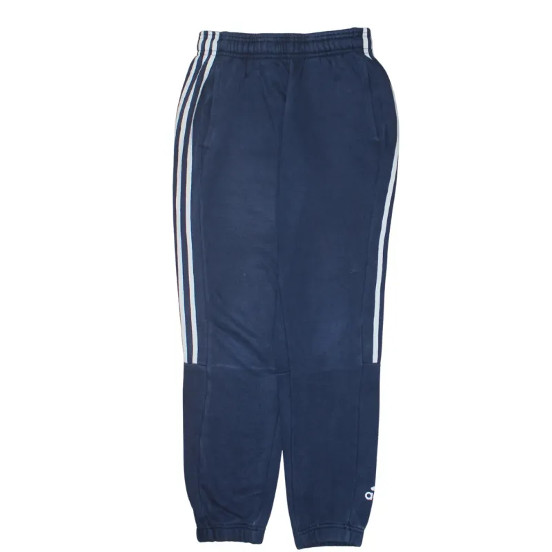 Adidas Navy Blue Joggers Men's Small Three Stripe Legs Embroidered Logo Sweatpants sold by Vintage Club