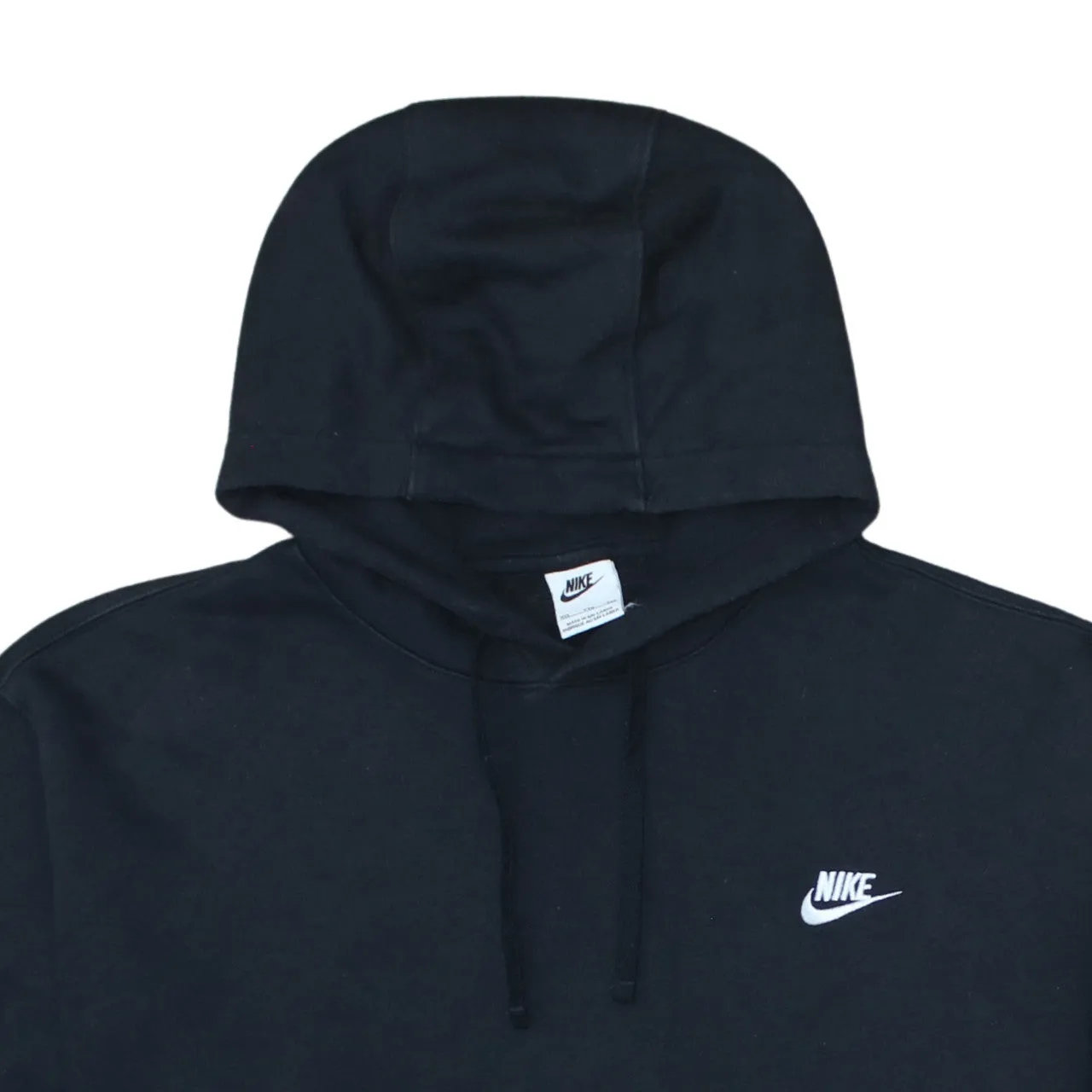 Nike Black Hoodie Men’s XXLarge Embroidered Swoosh Logo Front Pocket Pullover Sweatshirt sold by Vintage Club product image thumbnail 3