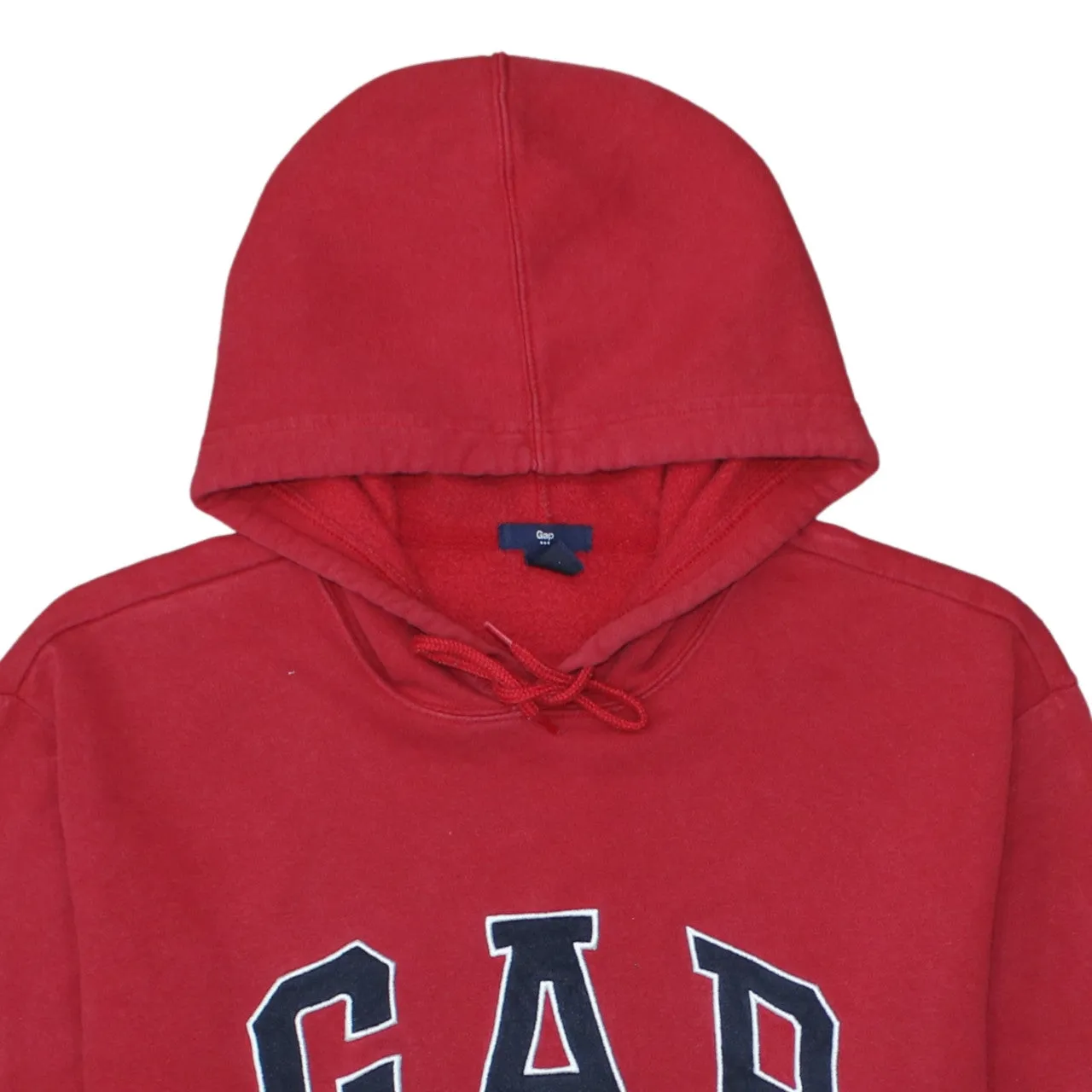 Gap Burgundy Red Hoodie Men's XLarge Embroidered Logo Front Pocket Pullover Sweatshirt sold by Vintage Club product image thumbnail 3