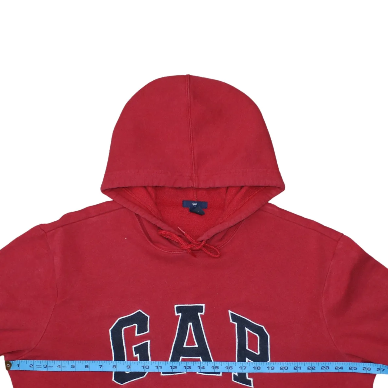 Gap Burgundy Red Hoodie Men's XLarge Embroidered Logo Front Pocket Pullover Sweatshirt sold by Vintage Club product image thumbnail 5