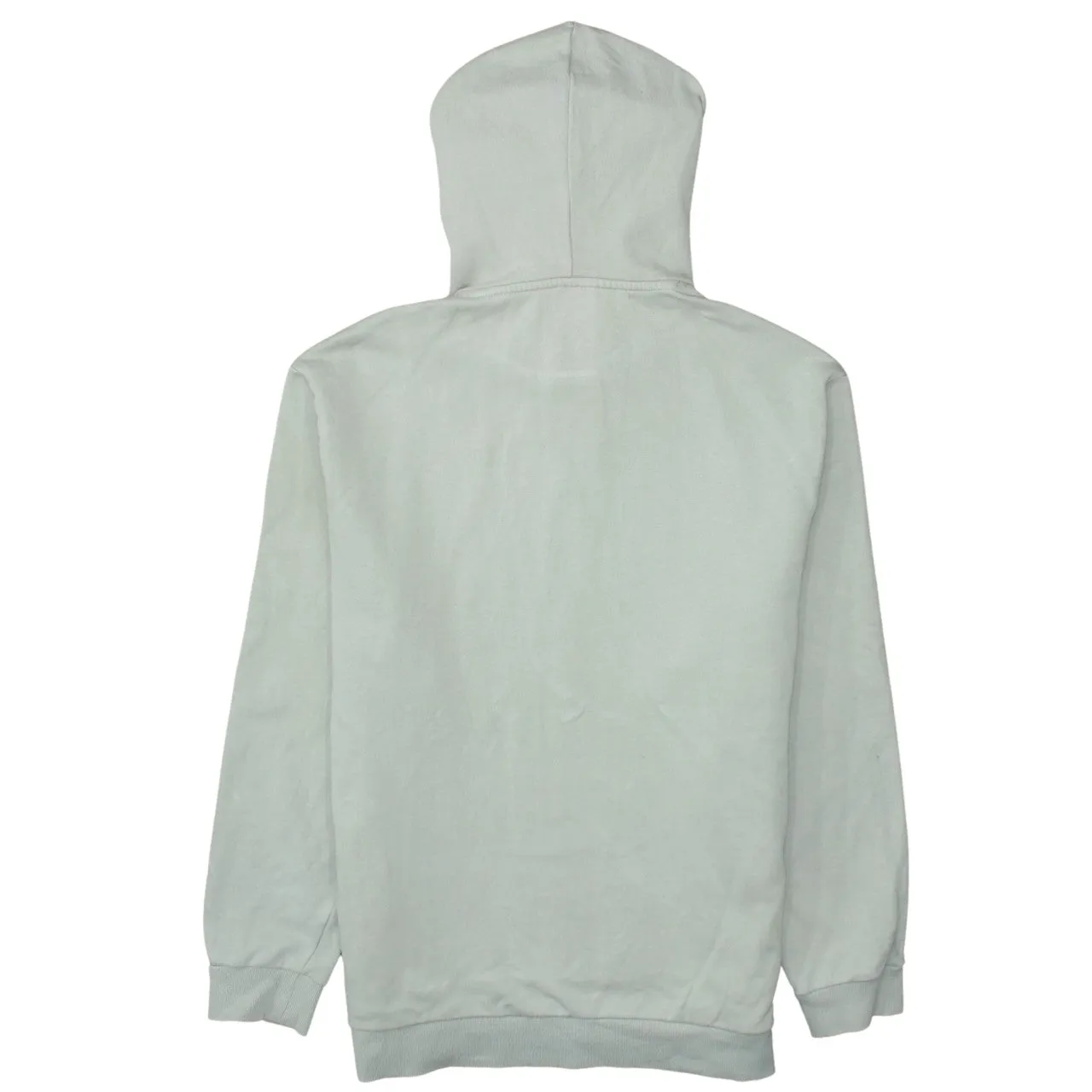 Puma Light Beige Hoodie Women's Large Printed Chest Logo Ribbed Cuffs Pullover Sweatshirt sold by Vintage Club product image thumbnail 2