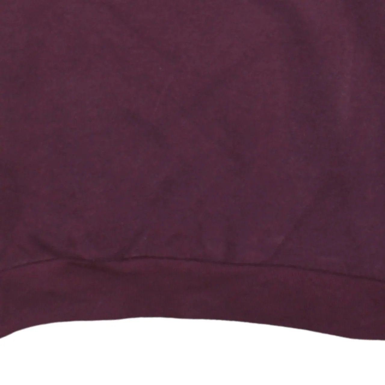 Adidas Burgundy Red Sweatshirt Women's Large Embroidered Chest Logo Three Stripe Sleeves Pullover Jumper sold by Vintage Club product image thumbnail 4