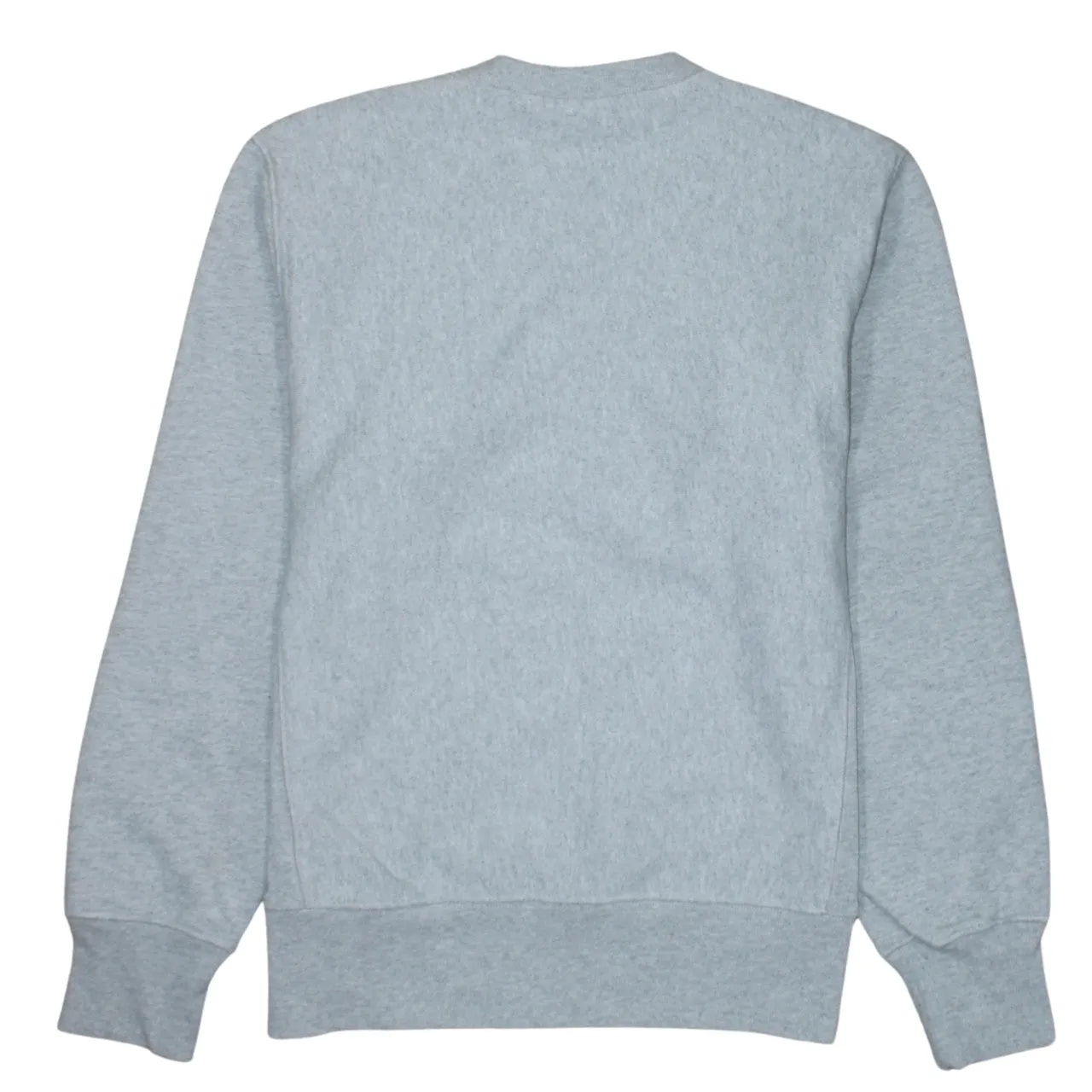 Champion Grey Sweatshirt Women’s Large Big C Logo Embroidered Chest Crewneck Pullover Fleece Top sold by Vintage Club product image thumbnail 2