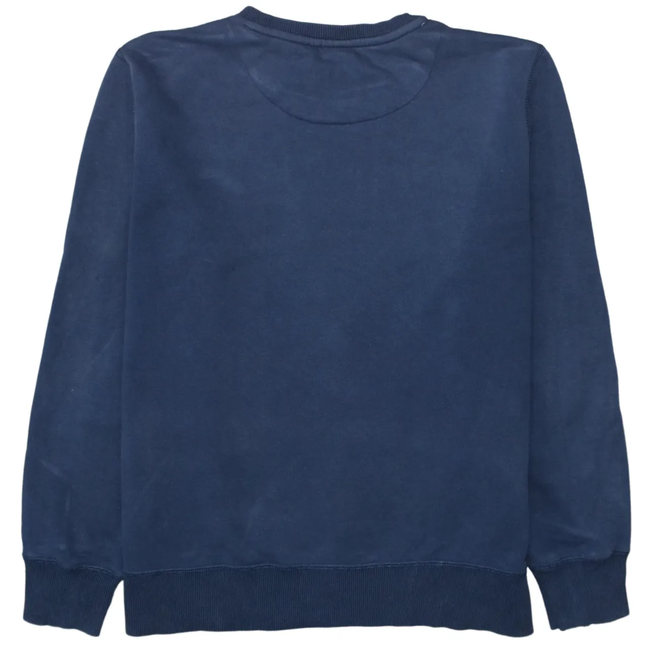 Nike Navy Blue Sweatshirt Men’s XLarge Embroidered Chest Logo Ribbed Cuffs Pullover Jumper sold by Vintage Club product image thumbnail 2