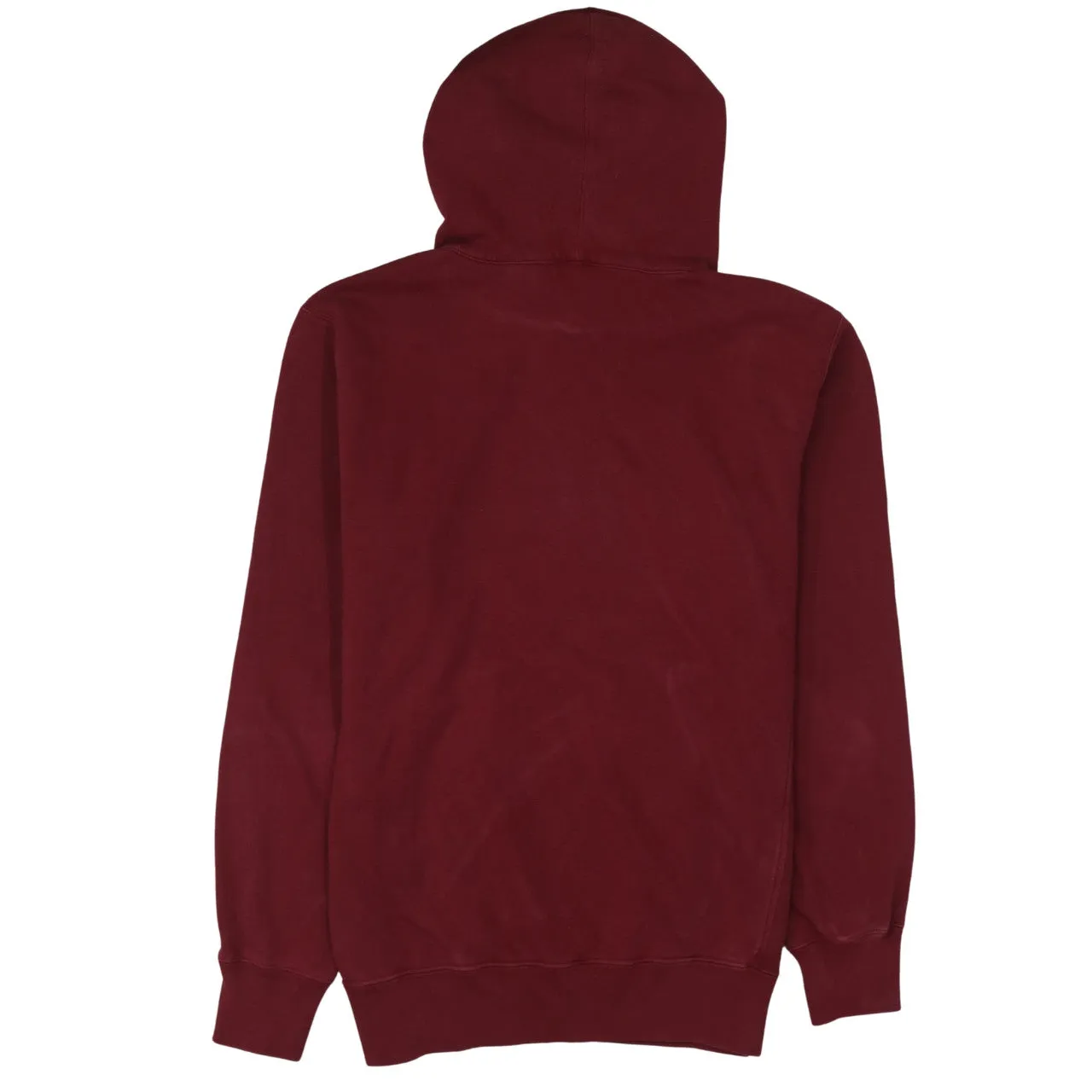 Champion Burgundy Red Hoodie Women's Large Printed Logo Athl Dept 64 Pullover Sweatshirt sold by Vintage Club product image thumbnail 2