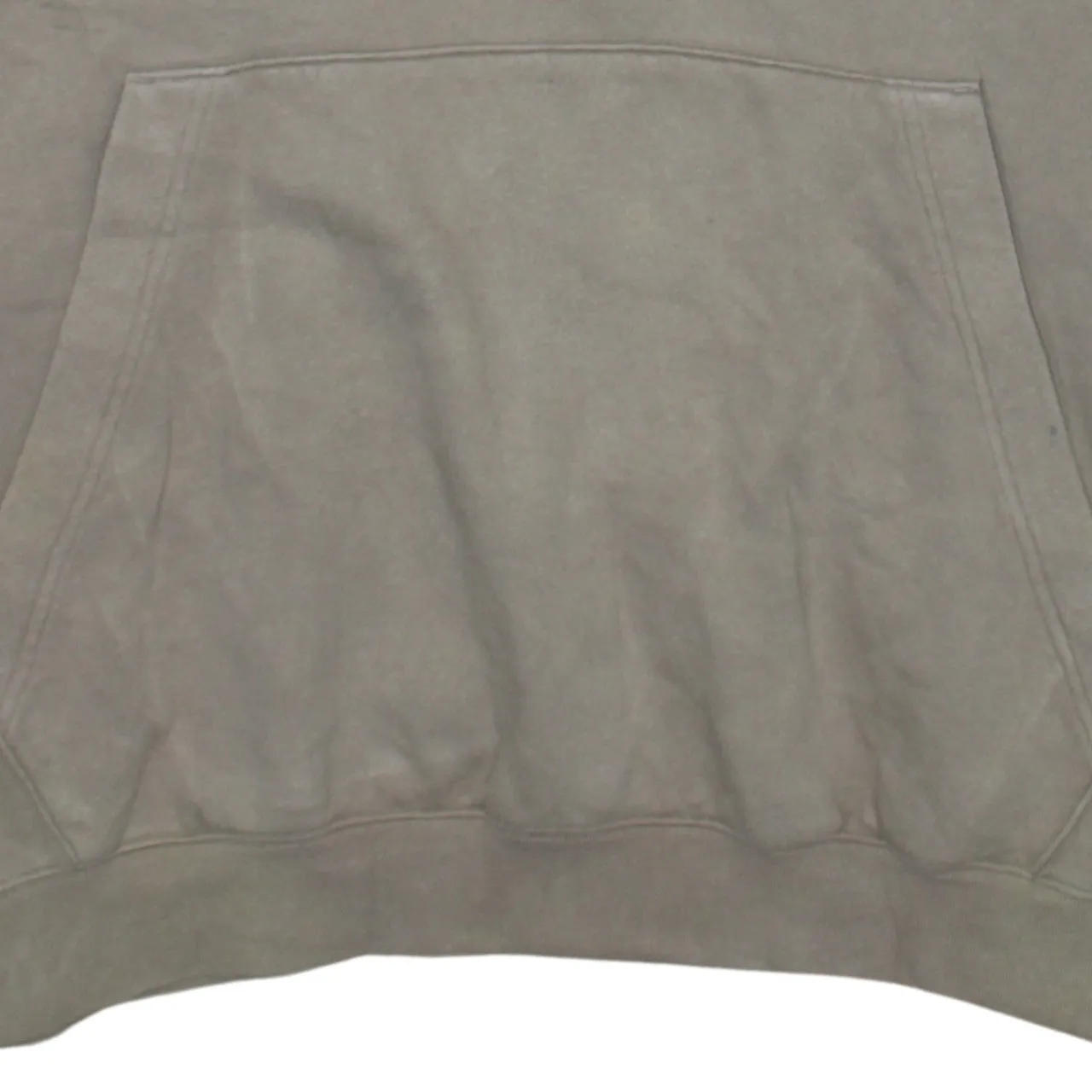 Adidas Beige Hoodie Men’s XXLarge Embroidered Trefoil Logo Front Pouch Fleece Pullover Sweatshirt sold by Vintage Club product image thumbnail 4