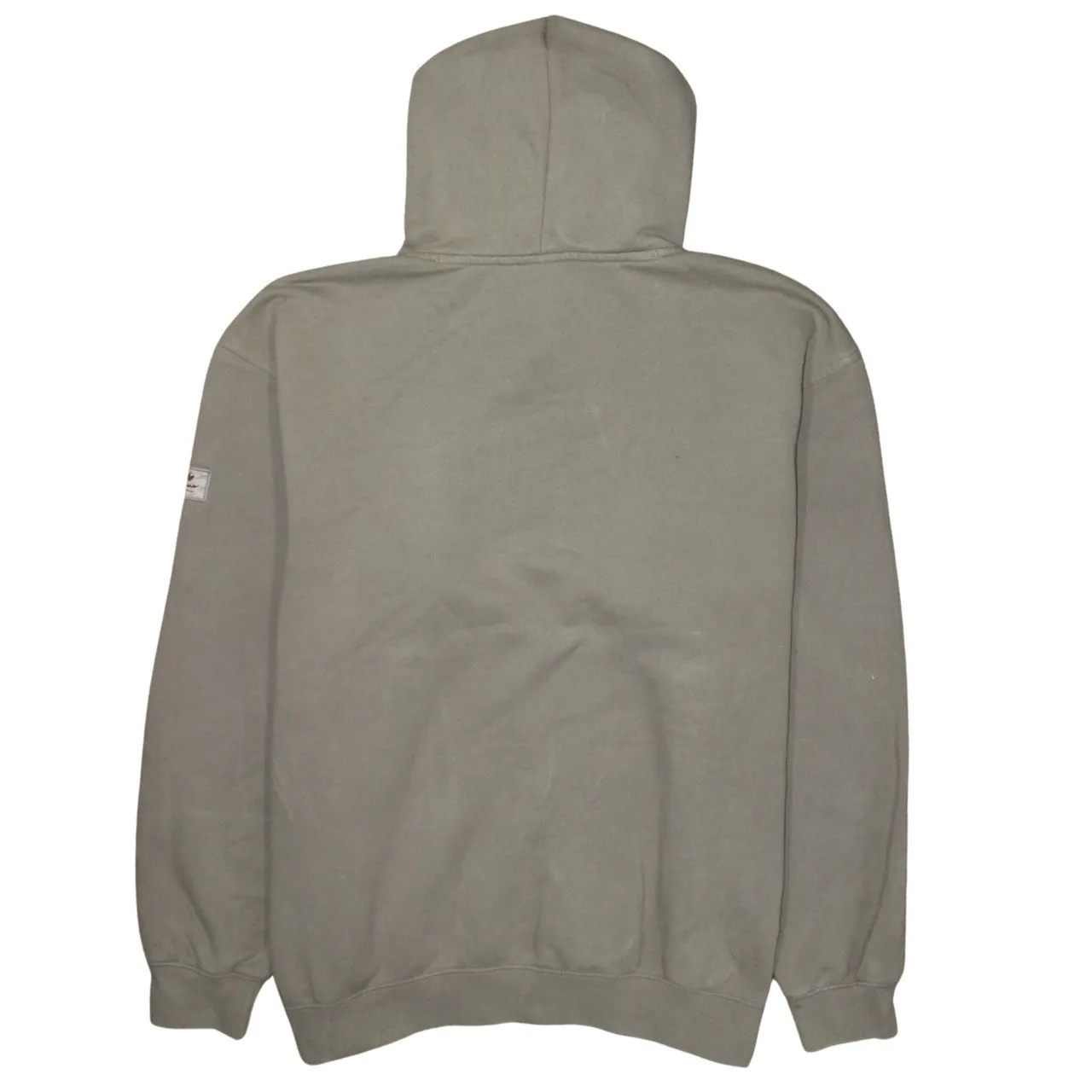 Adidas Beige Hoodie Men’s XXLarge Embroidered Trefoil Logo Front Pouch Fleece Pullover Sweatshirt sold by Vintage Club product image thumbnail 2