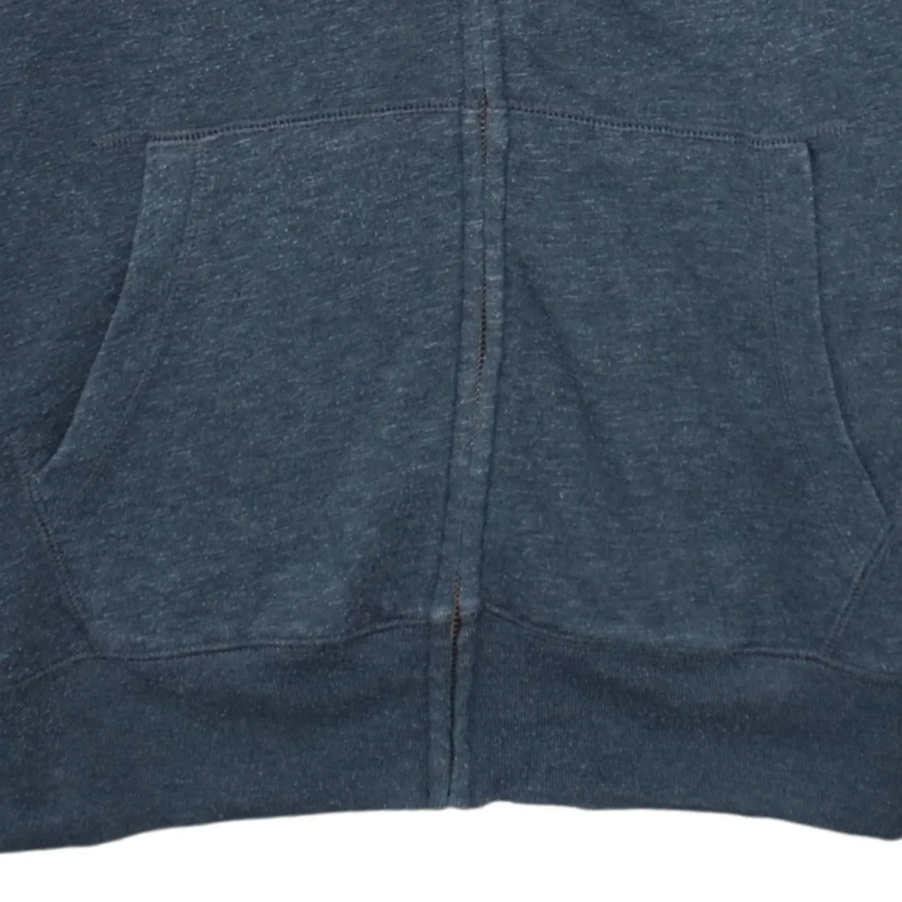 Levi's Dark Grey Zip Hoodie Men's Medium Drawstring Hood Split Pocket Fleece Sweatshirt sold by Vintage Club product image thumbnail 4