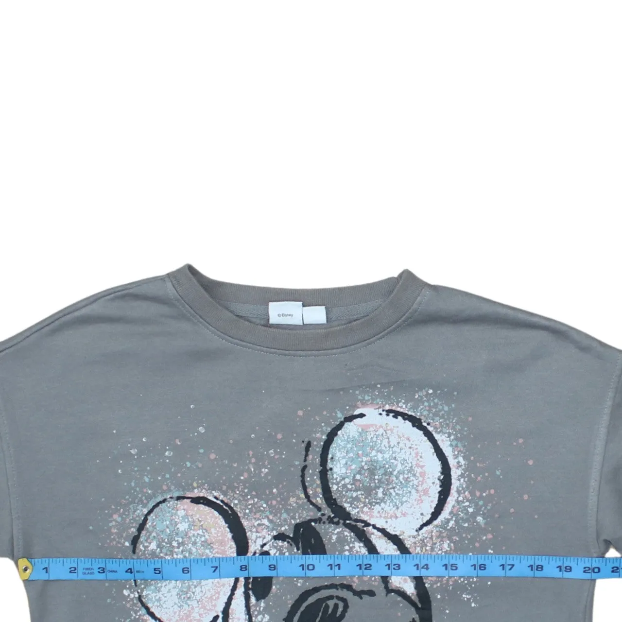 Disney Grey Sweatshirt Women’s XSmall Printed Mickey Mouse Graphic Crewneck Pullover Top sold by Vintage Club product image thumbnail 5