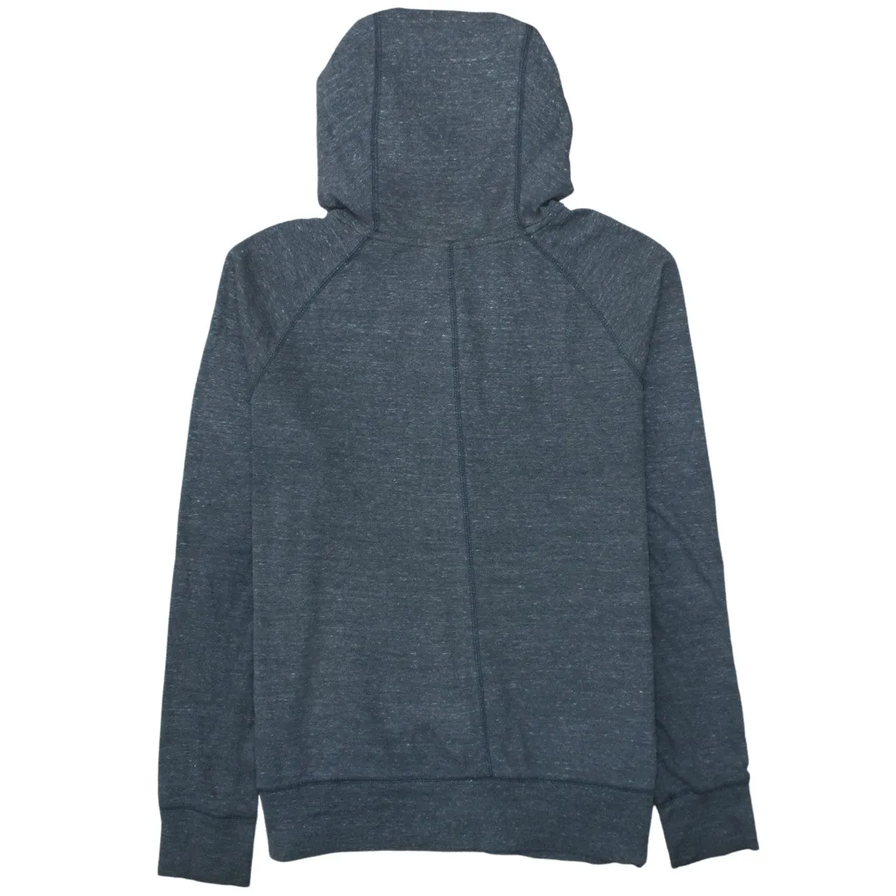 Nike Dark Grey Zip Hoodie Women’s Medium Printed Just Do It Logo Pockets Sweatshirt sold by Vintage Club product image thumbnail 2