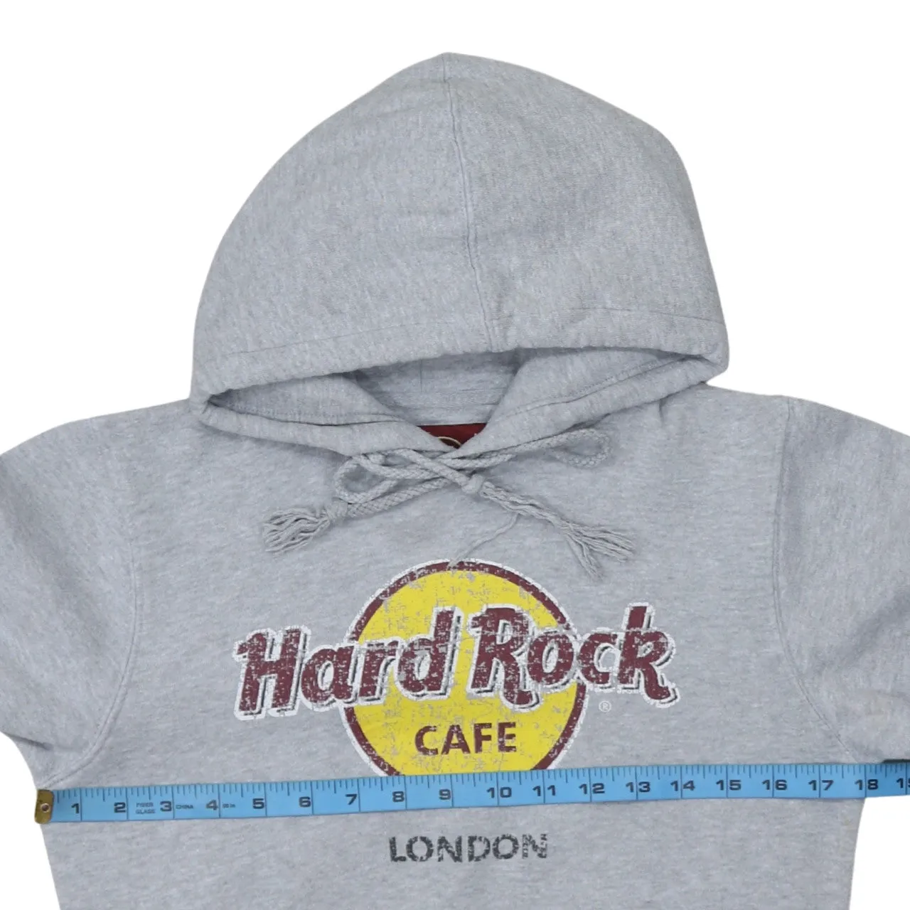 Hard Rock Cafe Grey Hoodie Women’s Small Printed London Logo Front Pocket Pullover Sweatshirt sold by Vintage Club product image thumbnail 5