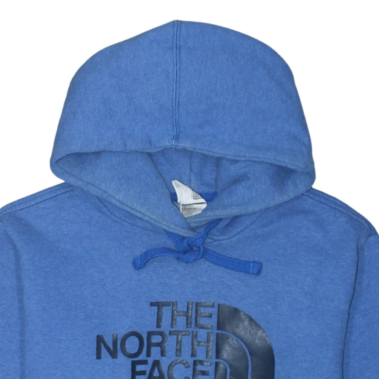 The North Face Blue Hoodie Men's Small Printed Logo Front Pouch Fleece Pullover Sweatshirt sold by Vintage Club product image thumbnail 3