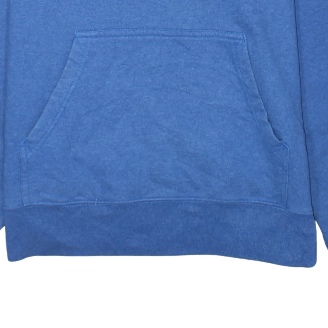 The North Face Blue Hoodie Men's Small Printed Logo Front Pouch Fleece Pullover Sweatshirt sold by Vintage Club product image thumbnail 4