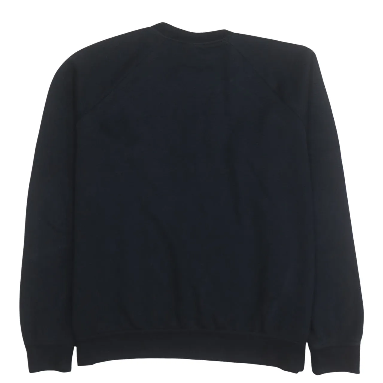 Nike Black Sweatshirt Men's Large Embroidered Swoosh Logo Crewneck Pullover Fleece Top sold by Vintage Club product image thumbnail 2