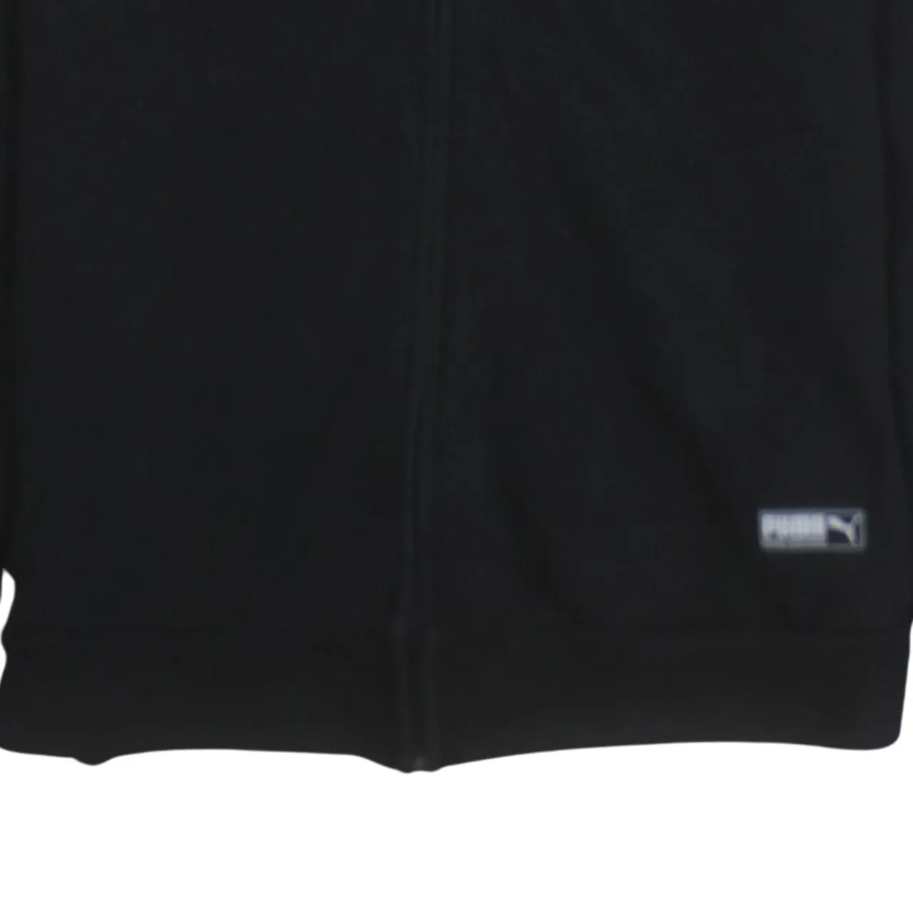 Puma Black Full Zip Hoodie Women’s Small Embroidered Logo Printed Hood Casual Top sold by Vintage Club product image thumbnail 4