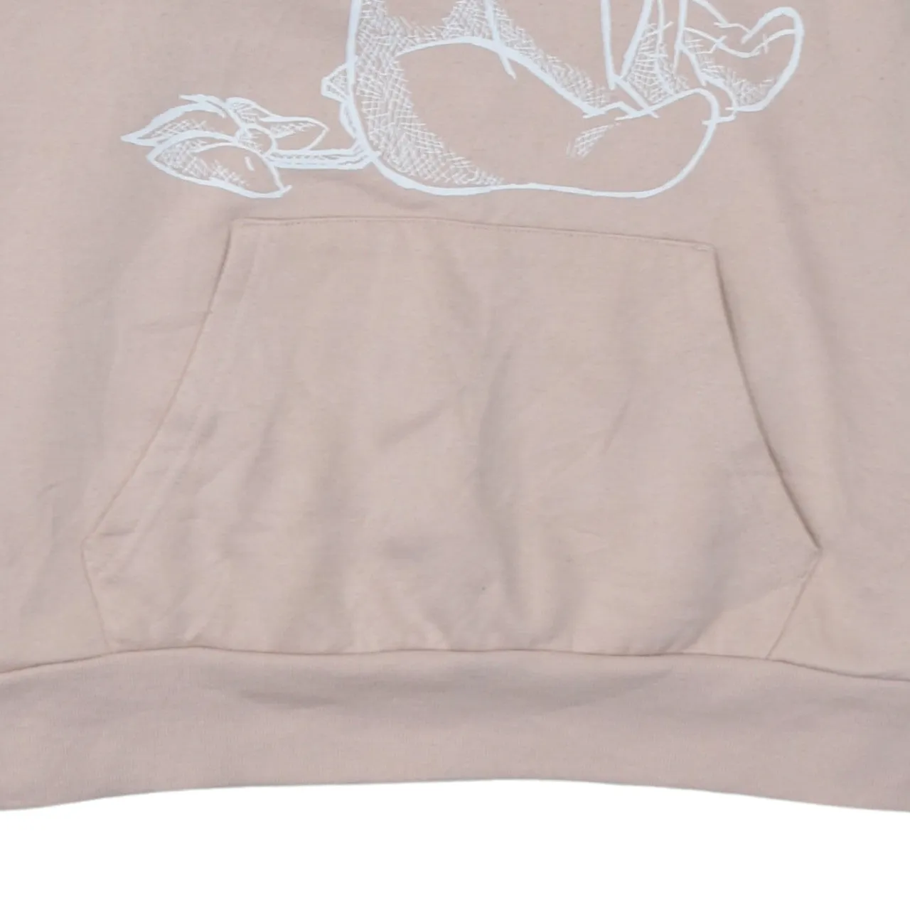 Disney Pink Hoodie Women’s Medium Printed Eeyore Graphic Fleece Lined Pullover Sweatshirt sold by Vintage Club product image thumbnail 4