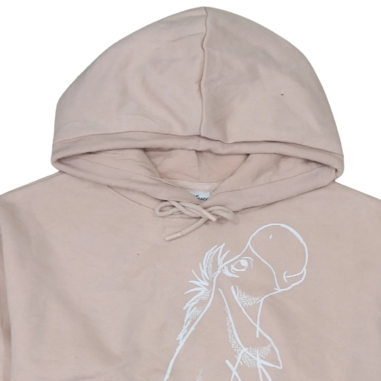 Disney Pink Hoodie Women’s Medium Printed Eeyore Graphic Fleece Lined Pullover Sweatshirt sold by Vintage Club product image thumbnail 3