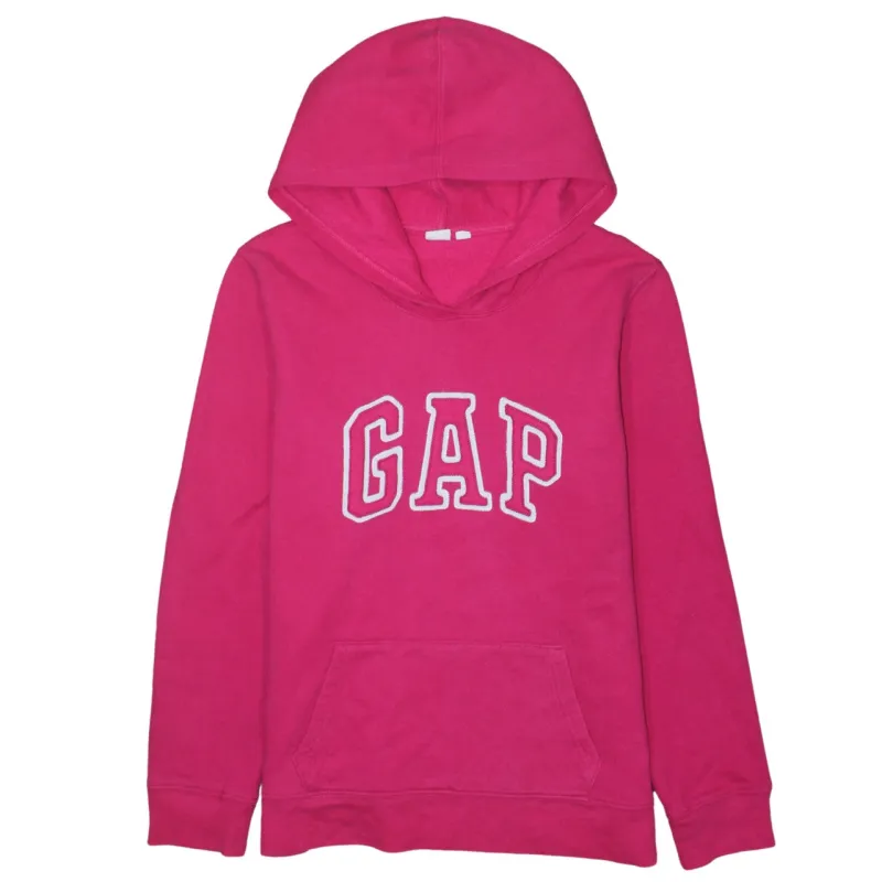 Gap Hot Pink Hoodie Women’s Large Embroidered Logo Front Pouch Pullover Sweatshirt sold by Vintage Club