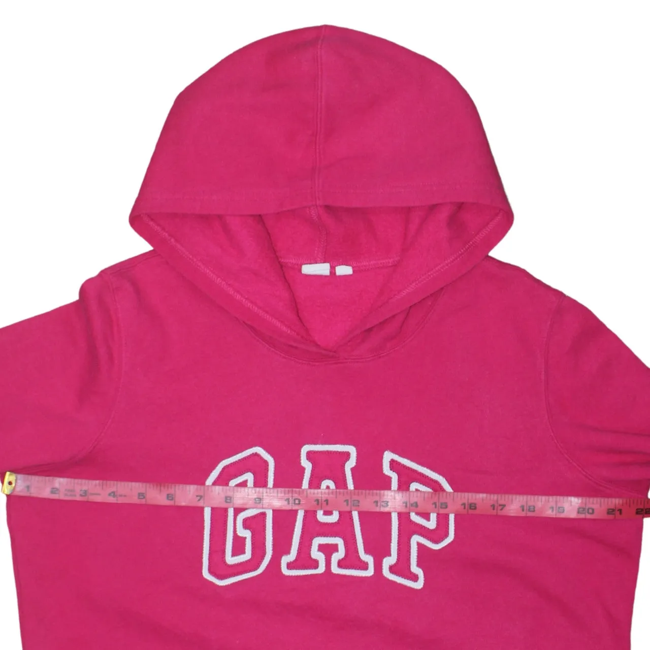Gap Hot Pink Hoodie Women’s Large Embroidered Logo Front Pouch Pullover Sweatshirt sold by Vintage Club product image thumbnail 5