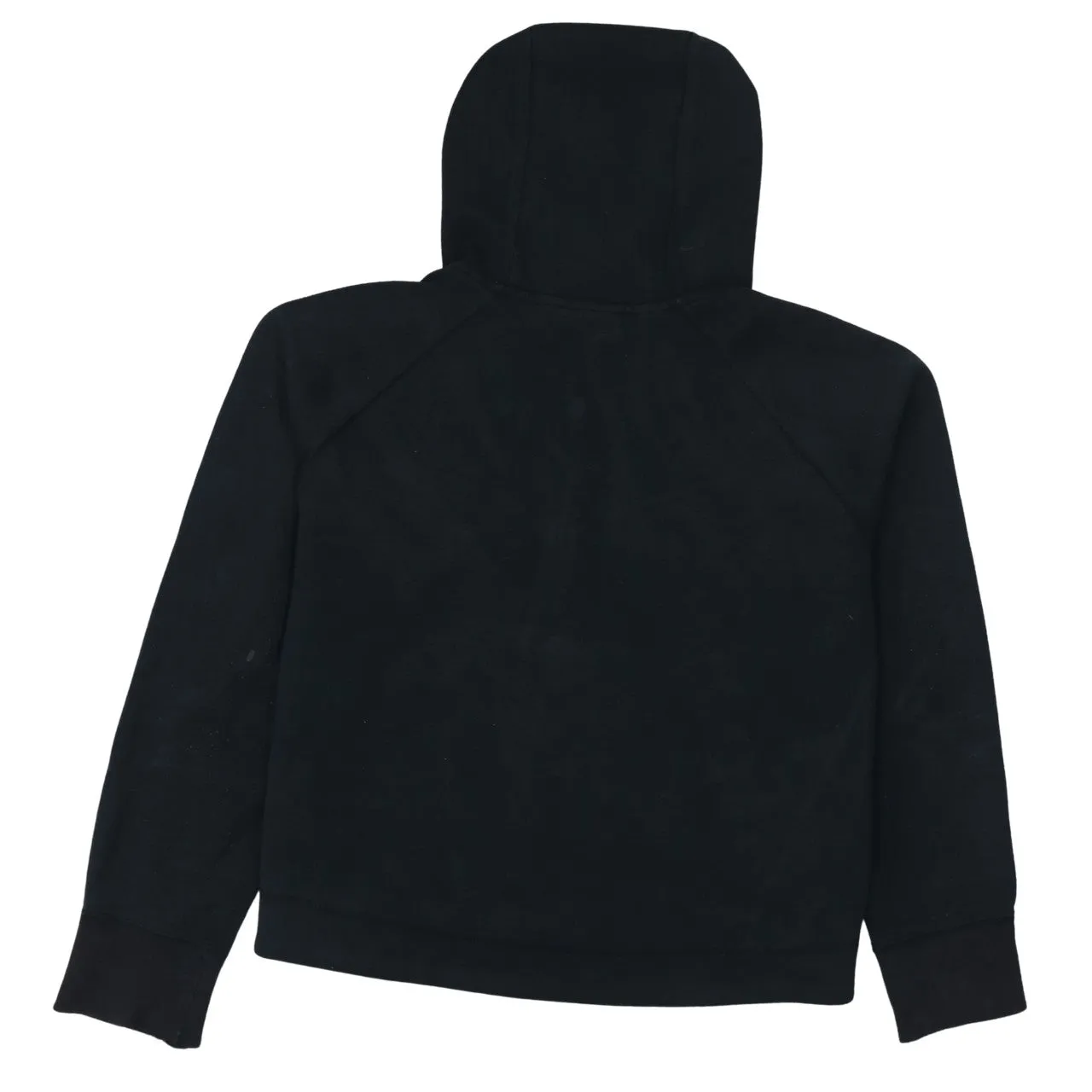Nike Black Full Zip Hoodie Women’s Medium Chevron Tape Embroidered Logo Sweatshirt sold by Vintage Club product image thumbnail 2