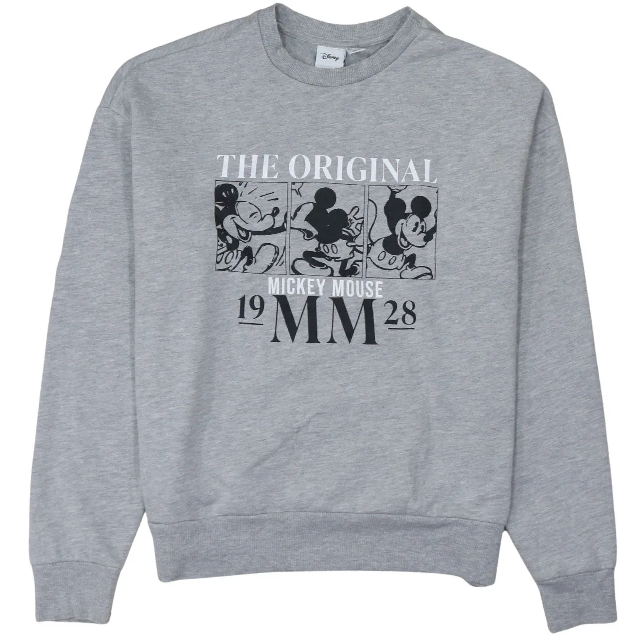 Disney Grey Mickey Mouse Sweatshirt Women's XSmall Printed Graphic Crewneck Pullover Top sold by Vintage Club