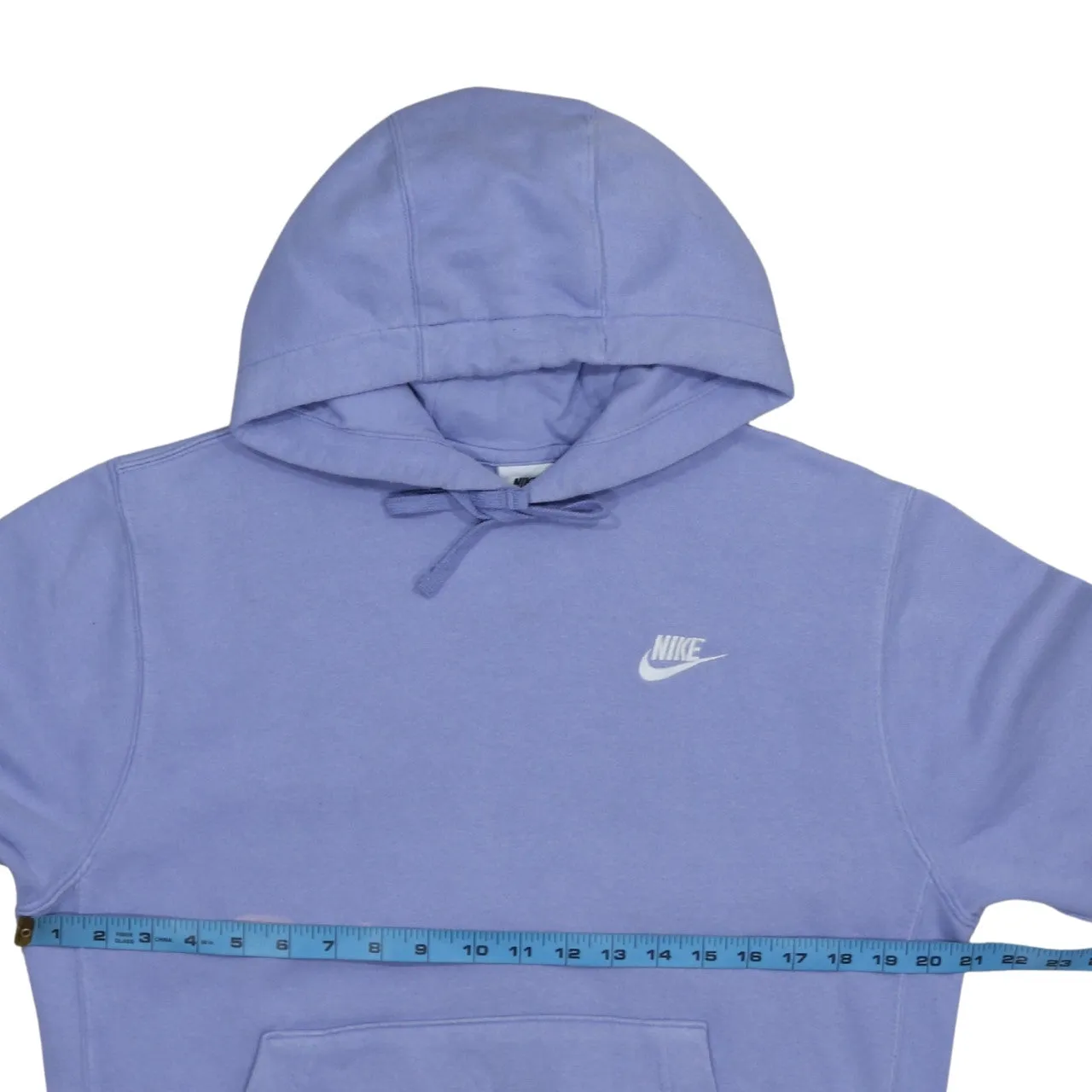 Nike Light Purple Hoodie Men’s Small Embroidered Swoosh Front Pocket Pullover Sweatshirt sold by Vintage Club product image thumbnail 5