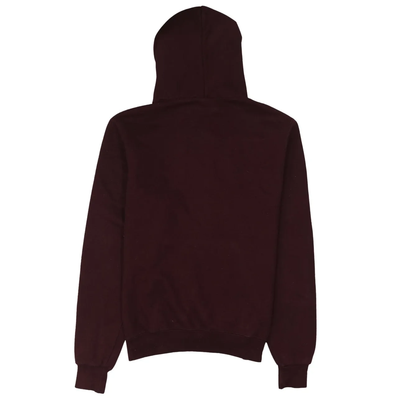Champion Burgundy Red Hoodie Women's Small MIT Printed Logo Fleece Pullover Sweatshirt sold by Vintage Club product image thumbnail 2