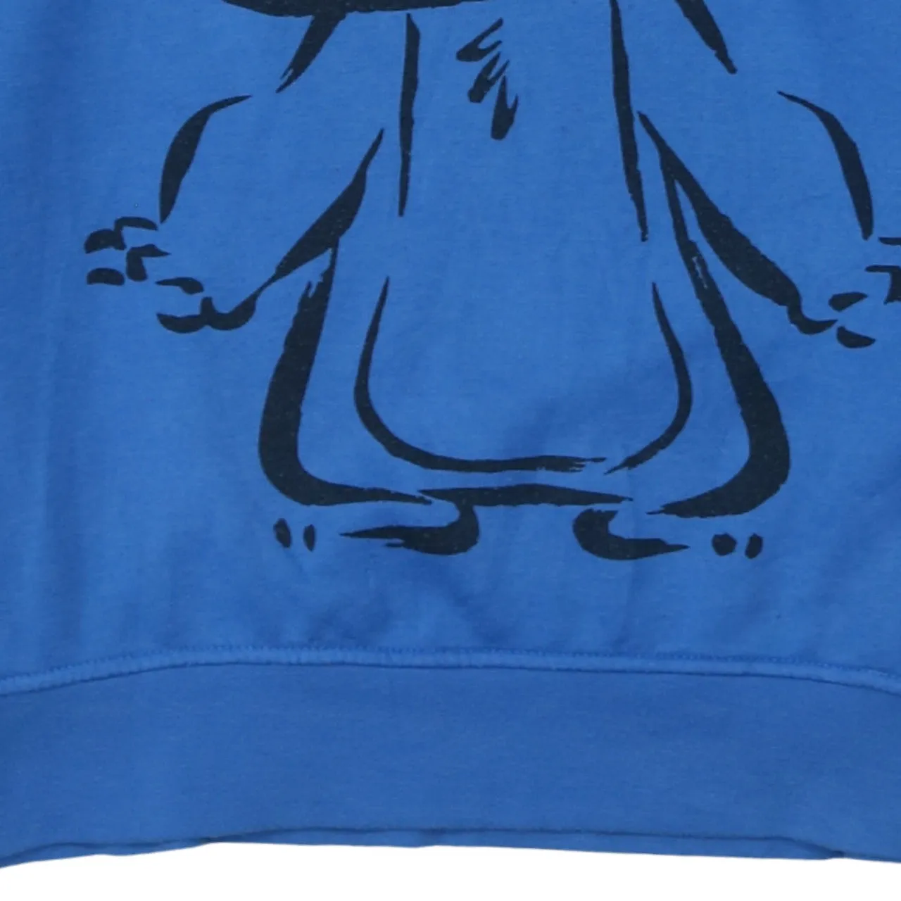 Disney Blue Hoodie Women’s XSmall Printed Stitch Graphic Pullover Hooded Sweatshirt Top sold by Vintage Club product image thumbnail 4