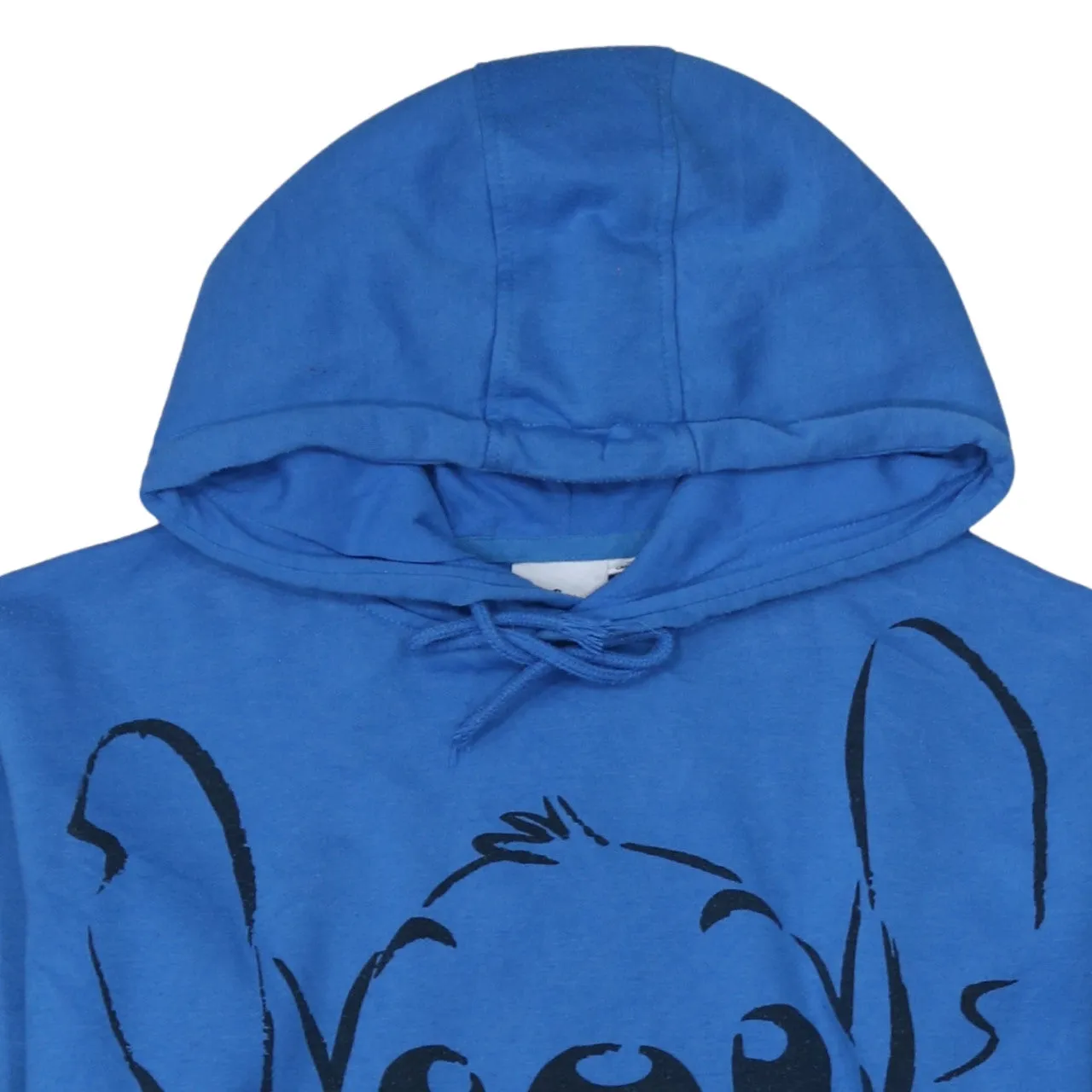 Disney Blue Hoodie Women’s XSmall Printed Stitch Graphic Pullover Hooded Sweatshirt Top sold by Vintage Club product image thumbnail 3