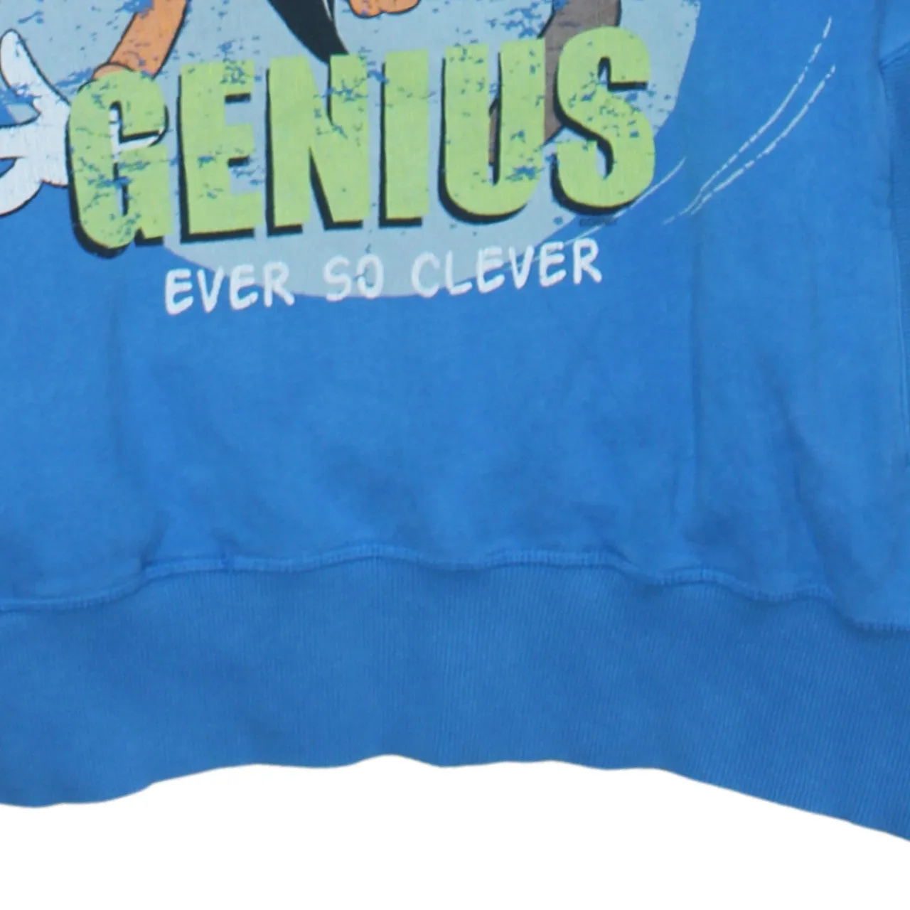 Disney Blue Hoodie Men's Large Goofy Genius Printed Graphic Pullover Sweatshirt Top sold by Vintage Club product image thumbnail 4
