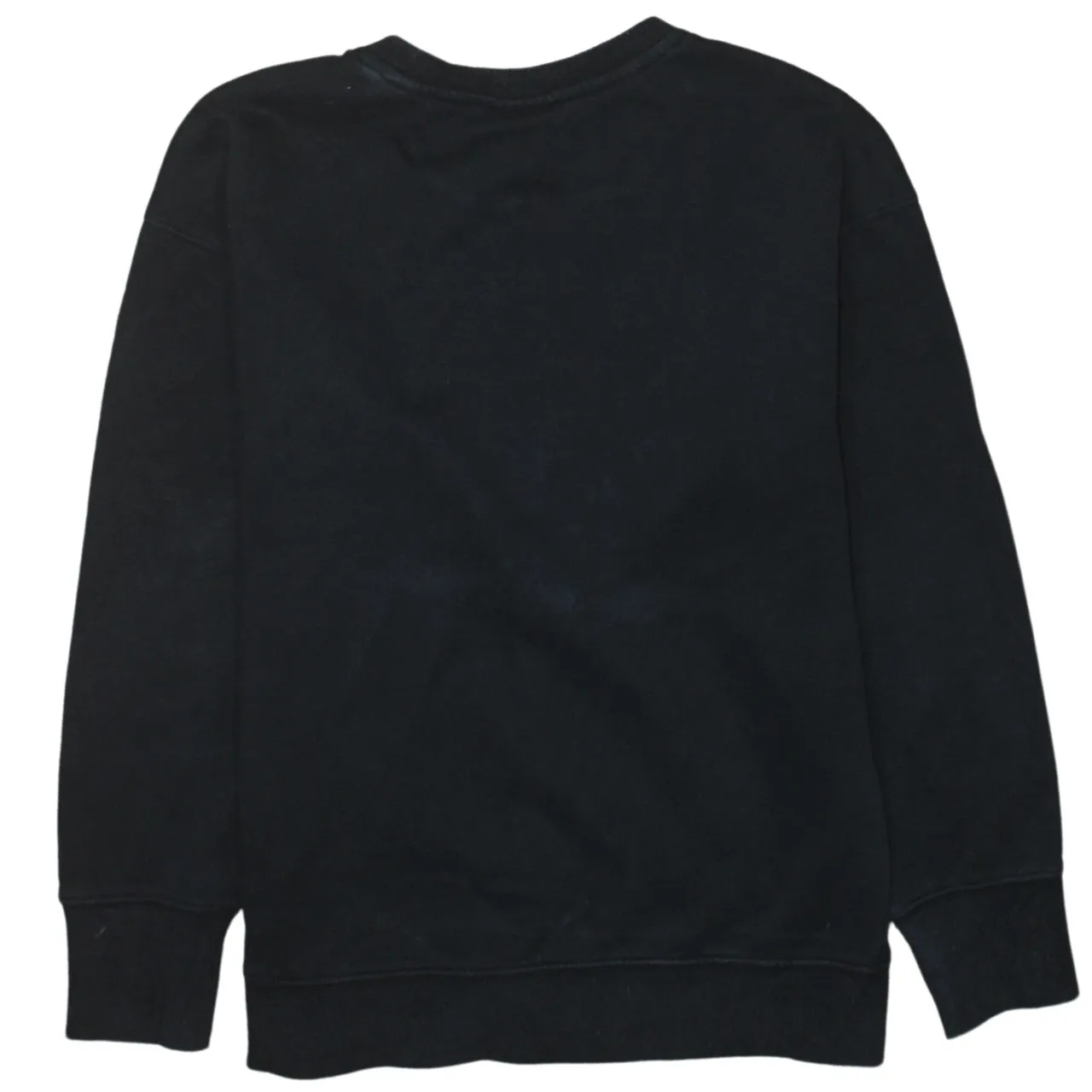 Nike Black Sweatshirt Women's Medium Embroidered Chest Swoosh Logo Crewneck Pullover sold by Vintage Club product image thumbnail 2