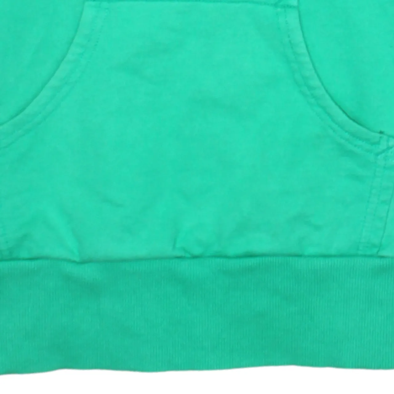 Nike Green Hoodie Women’s Medium Printed Swoosh Logo Front Pocket Pullover Sweatshirt sold by Vintage Club product image thumbnail 4