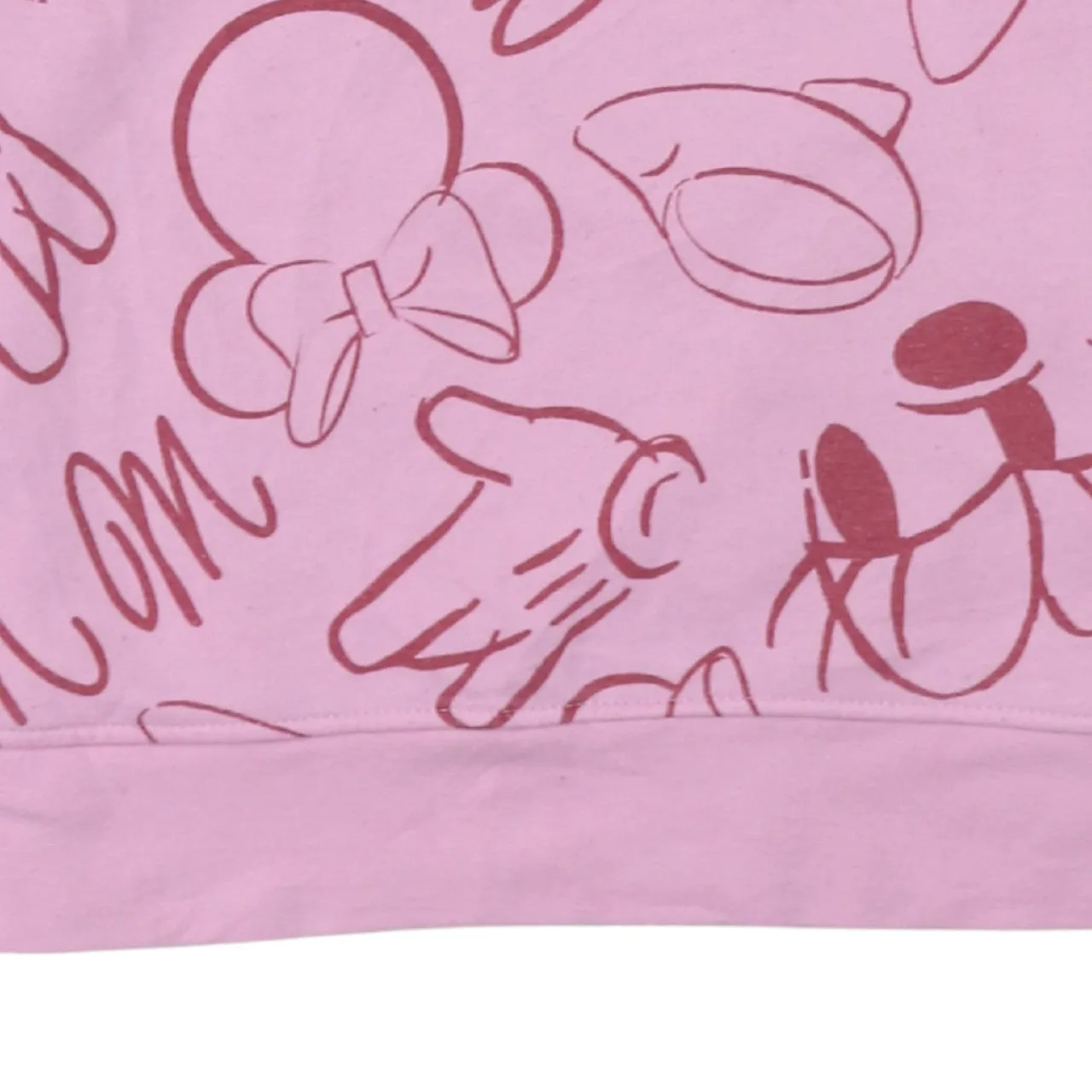 Disney Pink Minnie Mouse Sweatshirt Women's XXSmall All Over Printed Graphic Pullover Top sold by Vintage Club product image thumbnail 4