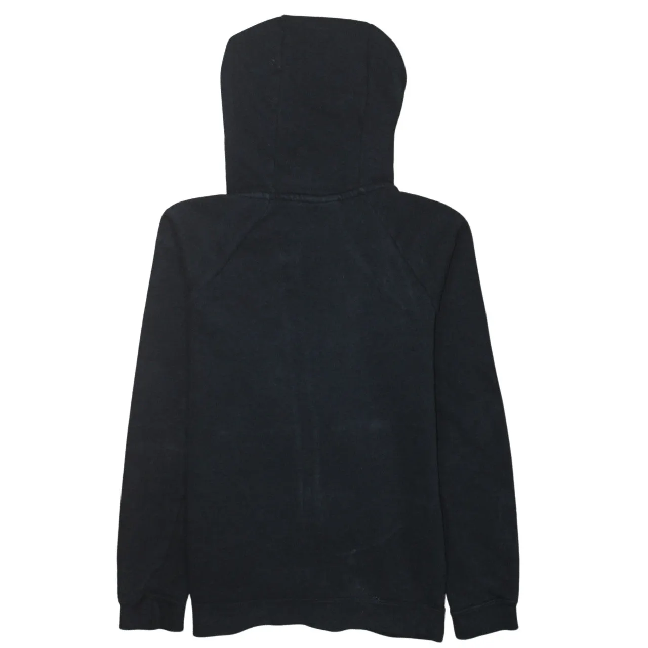 Nike Black Full Zip Hoodie Men's XSmall Printed Chest Logo Split Pocket Sweatshirt sold by Vintage Club product image thumbnail 2