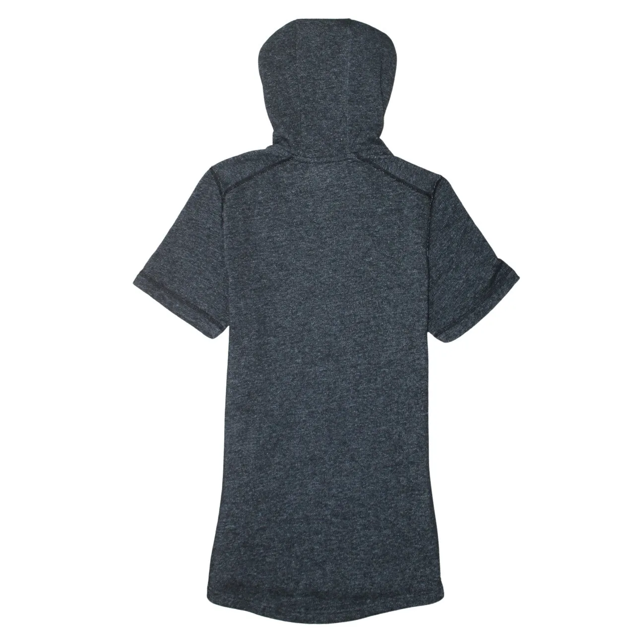 Under Armour Dark Charcoal Short Sleeve Hoodie Women’s Small Printed Logo Pocket Pullover Top sold by Vintage Club product image thumbnail 2
