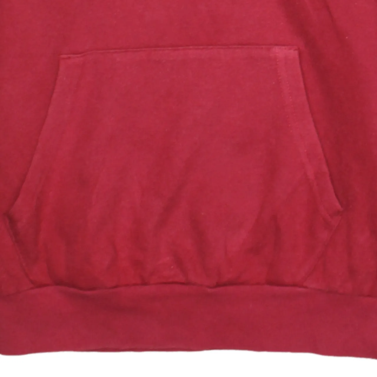 Champion Burgundy Red Hoodie Women’s Large Printed Chest Logo Front Pocket Pullover Sweatshirt sold by Vintage Club product image thumbnail 4