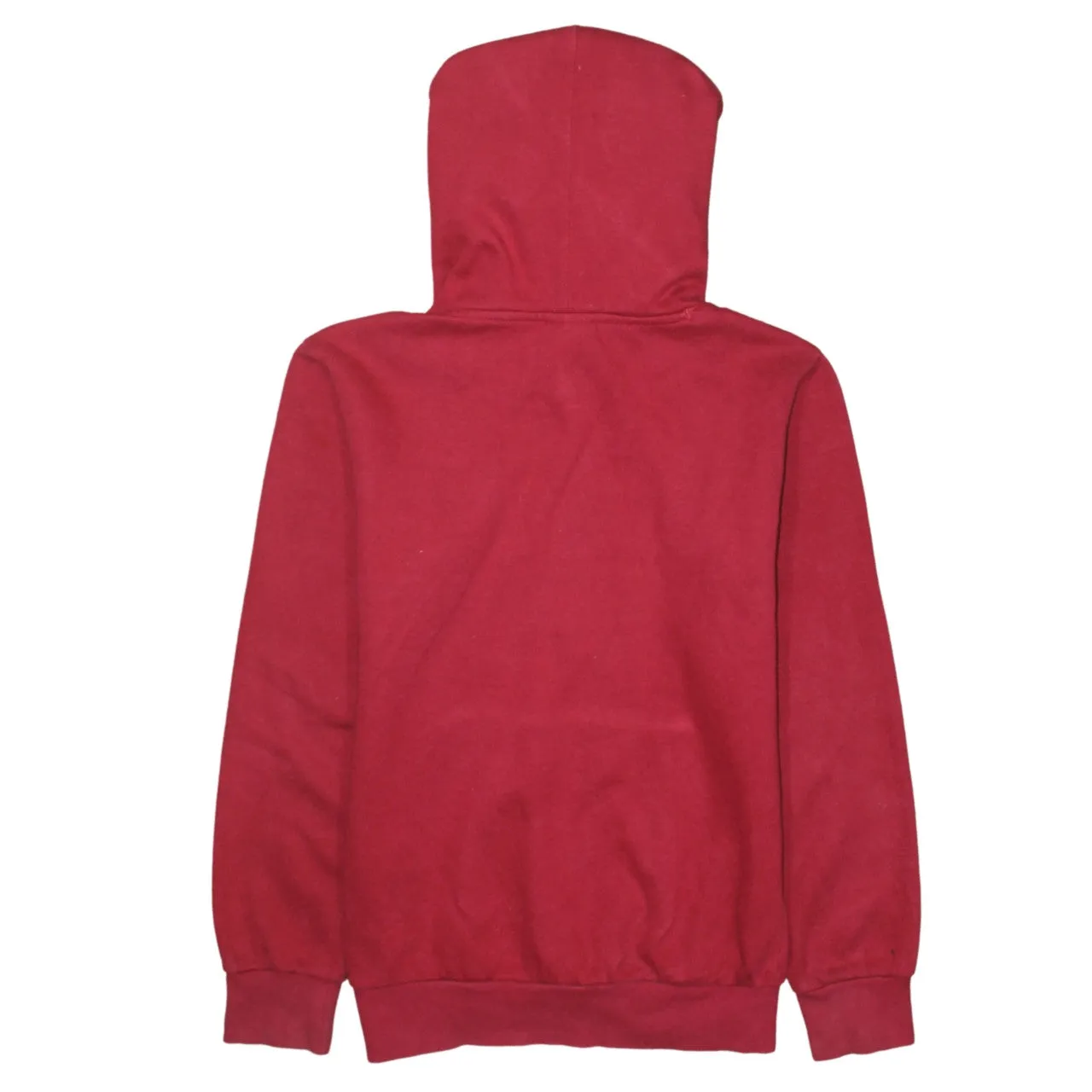 Champion Burgundy Red Hoodie Women’s Large Printed Chest Logo Front Pocket Pullover Sweatshirt sold by Vintage Club product image thumbnail 2