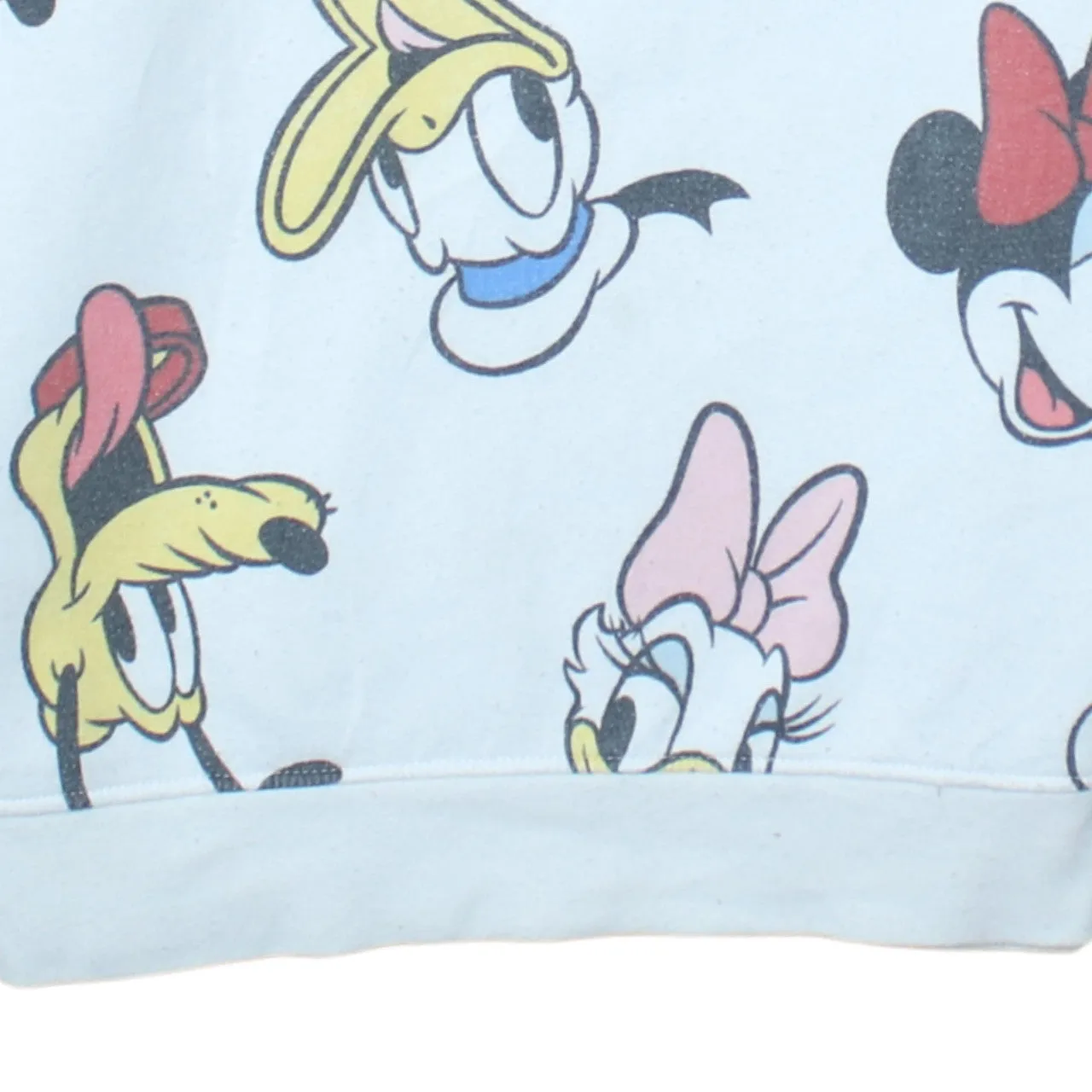 Disney White Sweatshirt Women’s XXSmall All Over Character Print Crewneck Pullover Top sold by Vintage Club product image thumbnail 4