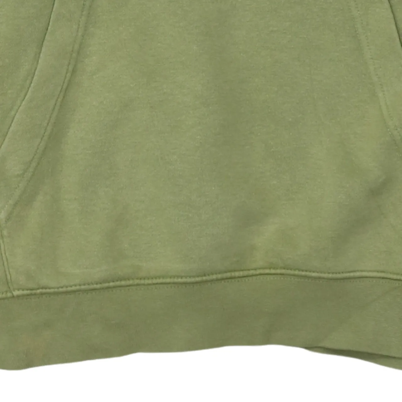 Nike Olive Green Hoodie Men's Small Embroidered Swoosh Logo Front Pocket Pullover Sweatshirt sold by Vintage Club product image thumbnail 4
