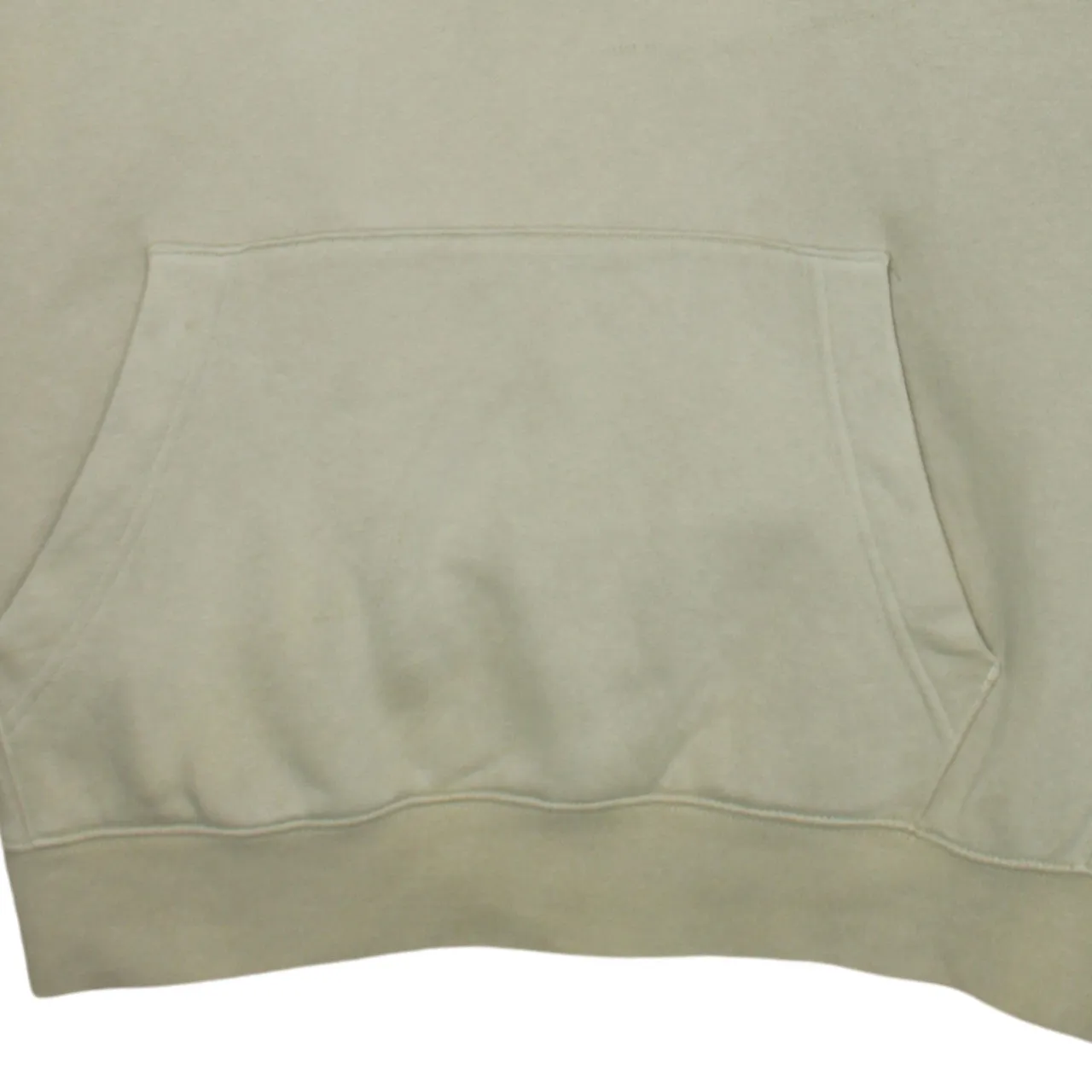 Nike Beige Cream Hoodie Women's XLarge Embroidered Swoosh Logo Front Pocket Pullover Sweatshirt sold by Vintage Club product image thumbnail 4