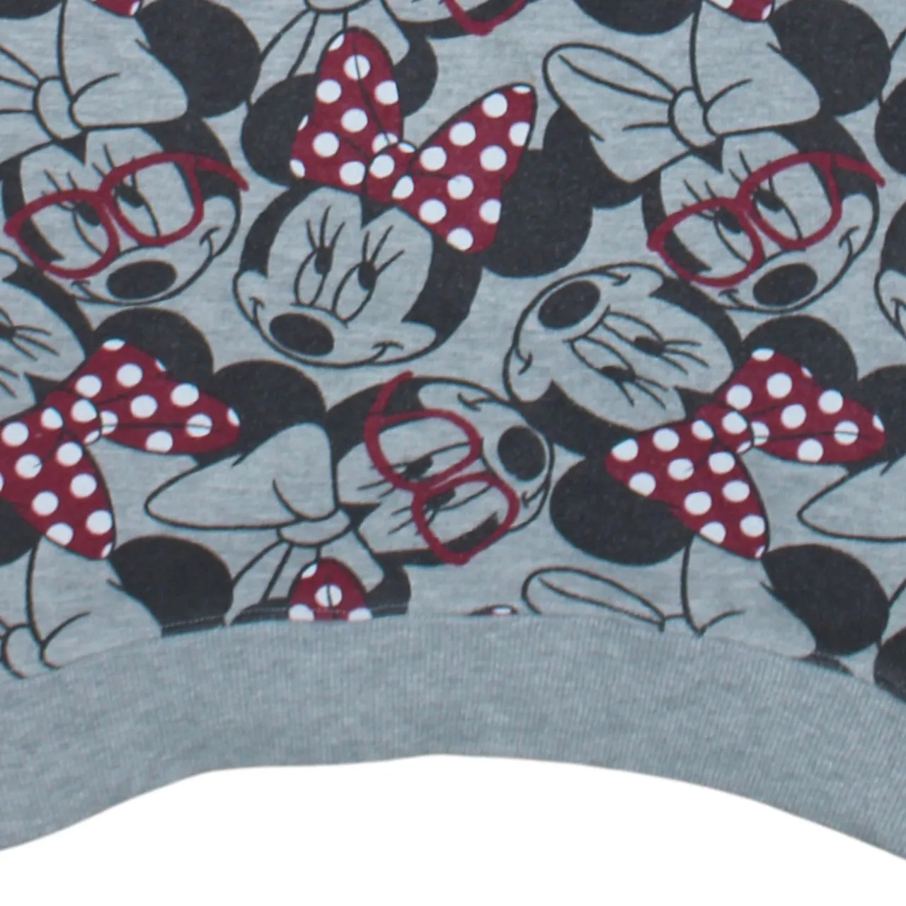 Disney Grey Minnie Mouse Sweatshirt Women’s Large All Over Printed Graphic Pullover Top sold by Vintage Club product image thumbnail 4